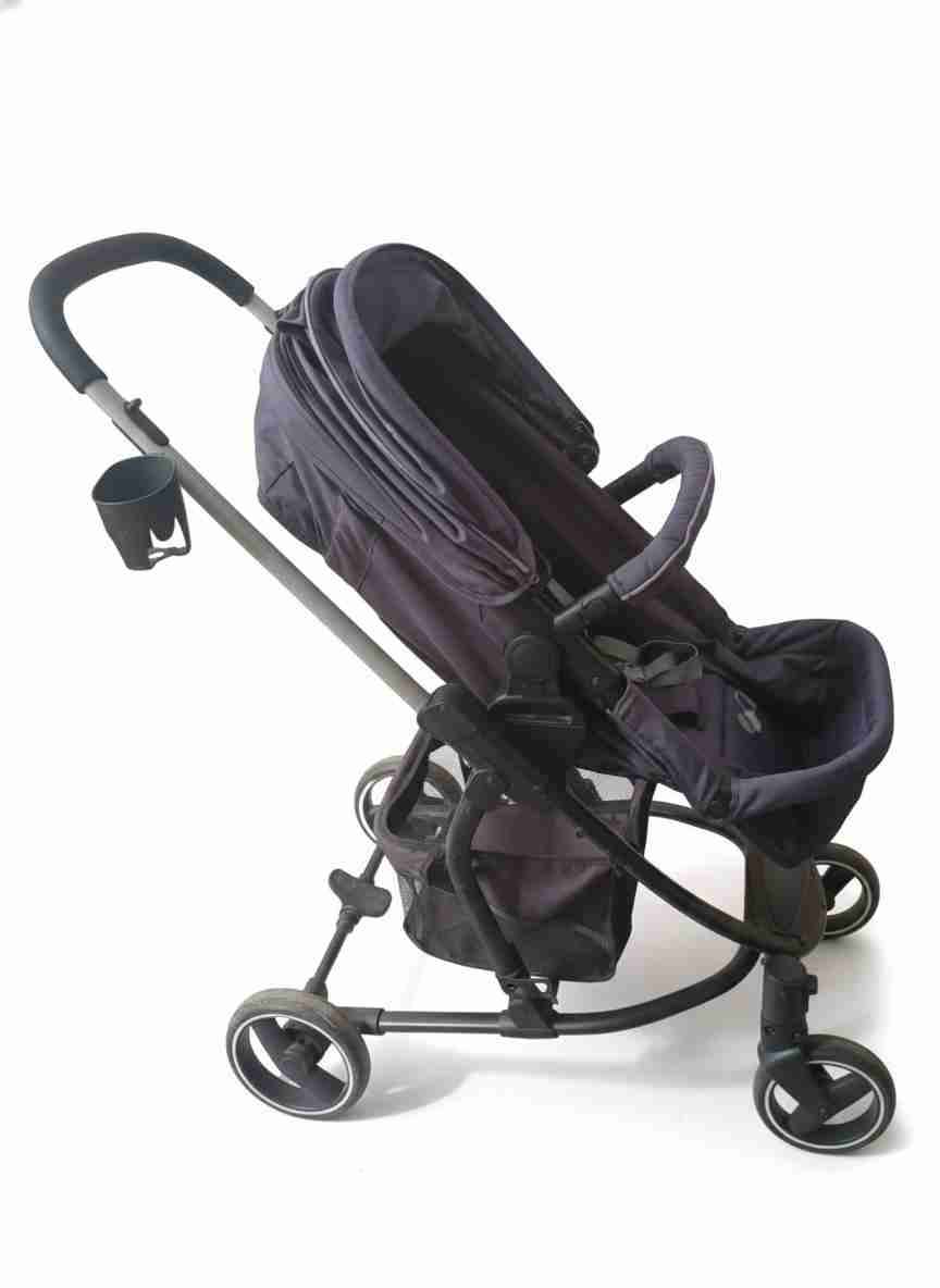 Coche de bebé clásico gris - miniatura 5