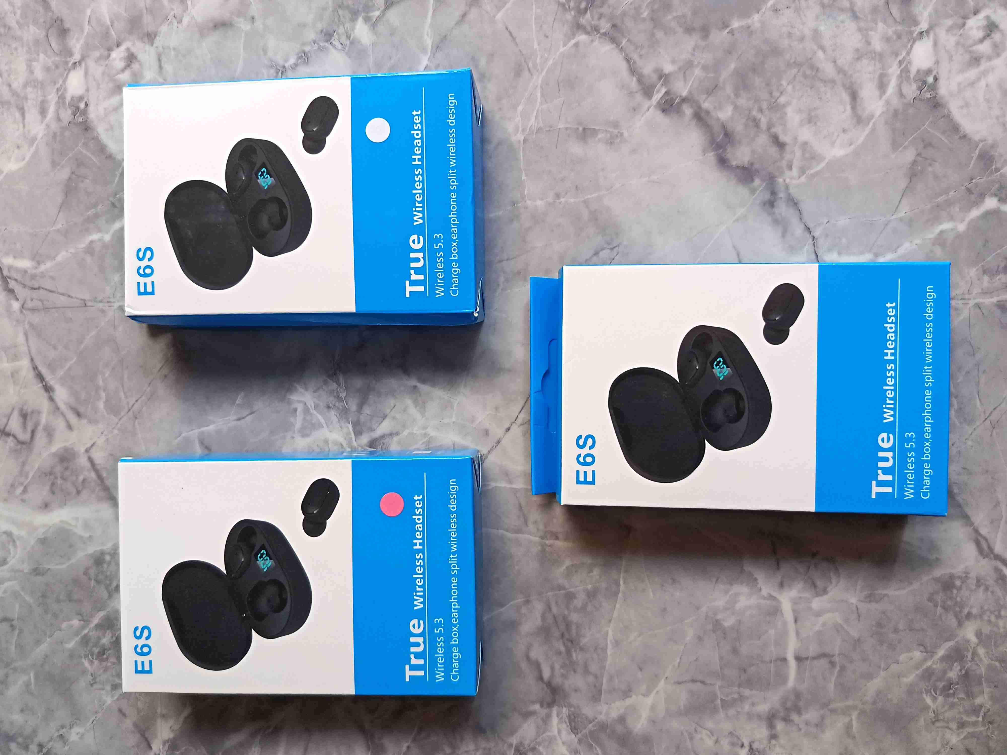 Audífonos inalámbricos E6S negros