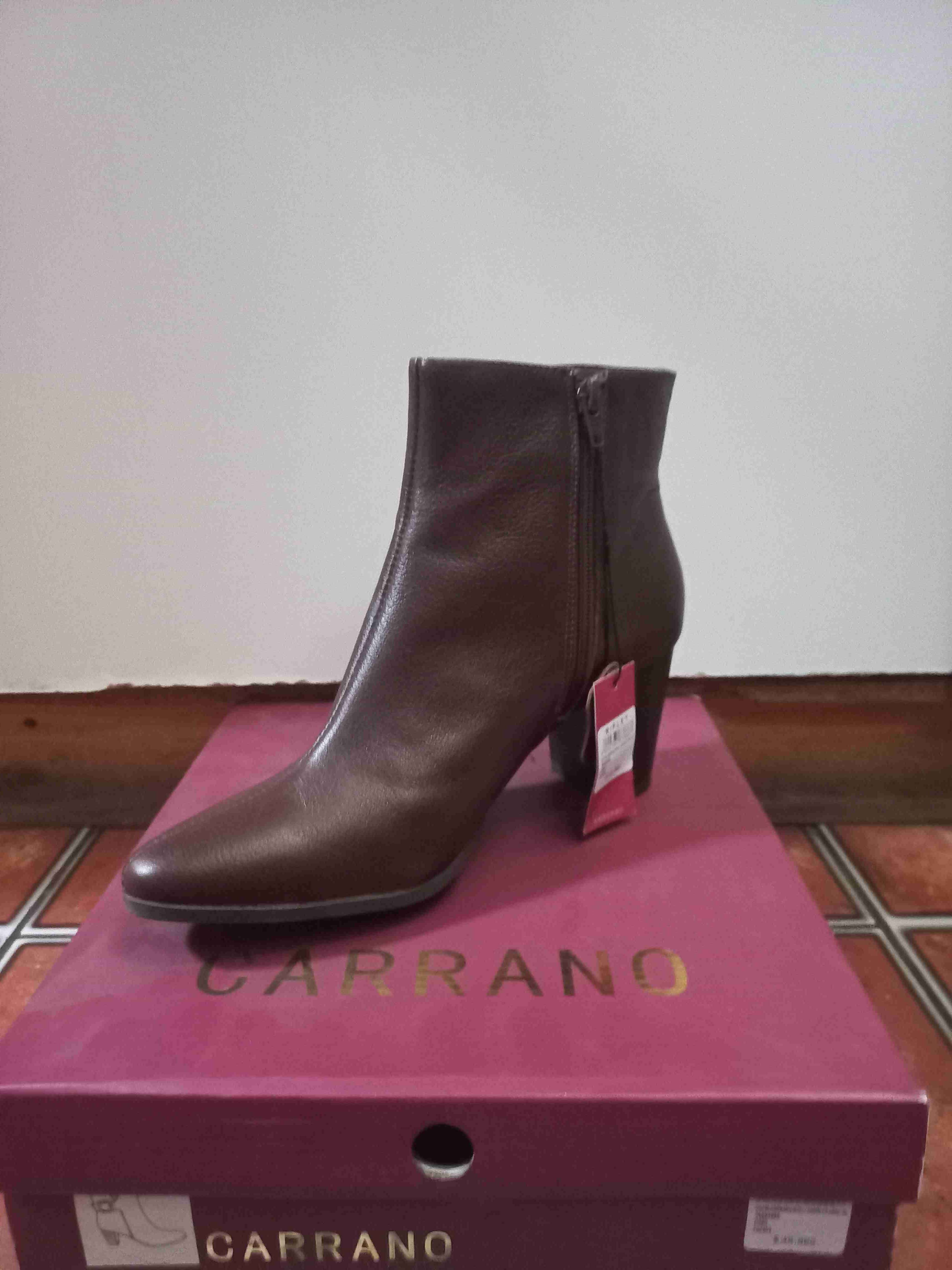 Botines de cuero marrón - miniatura 2