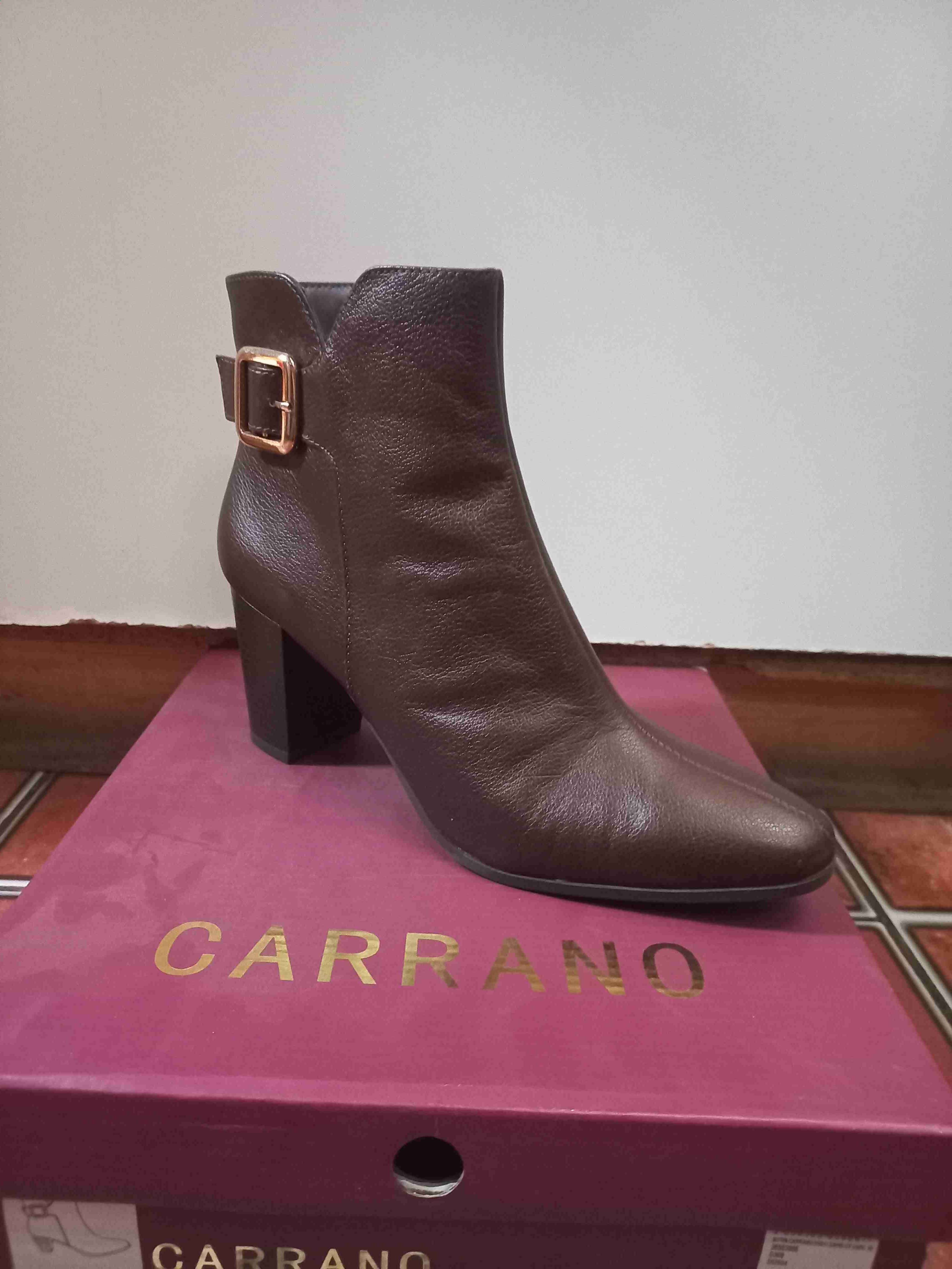 Botines de cuero marrón - miniatura 3