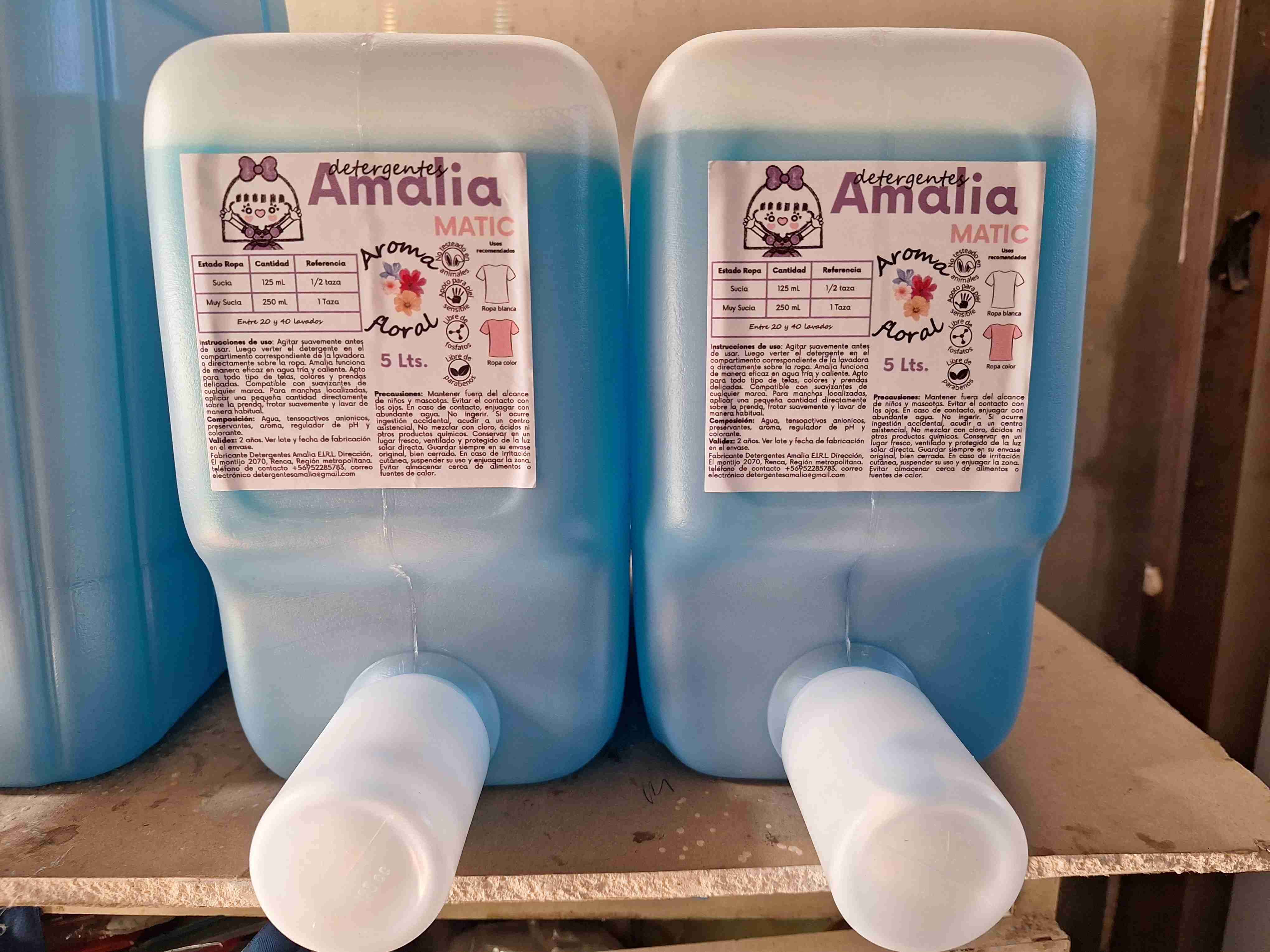 Detergente líquido Amalia 10 litros