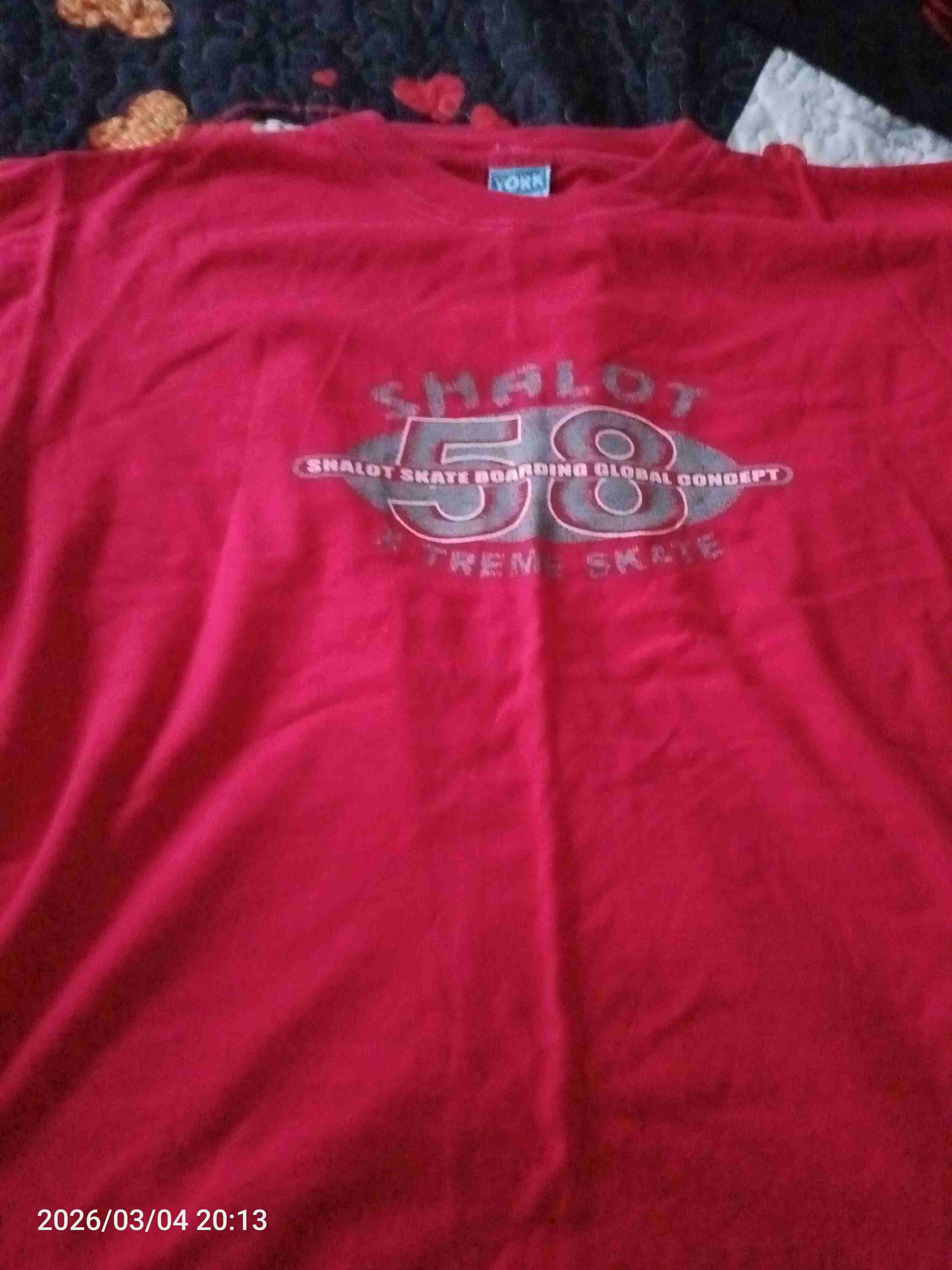 Polera roja talla M