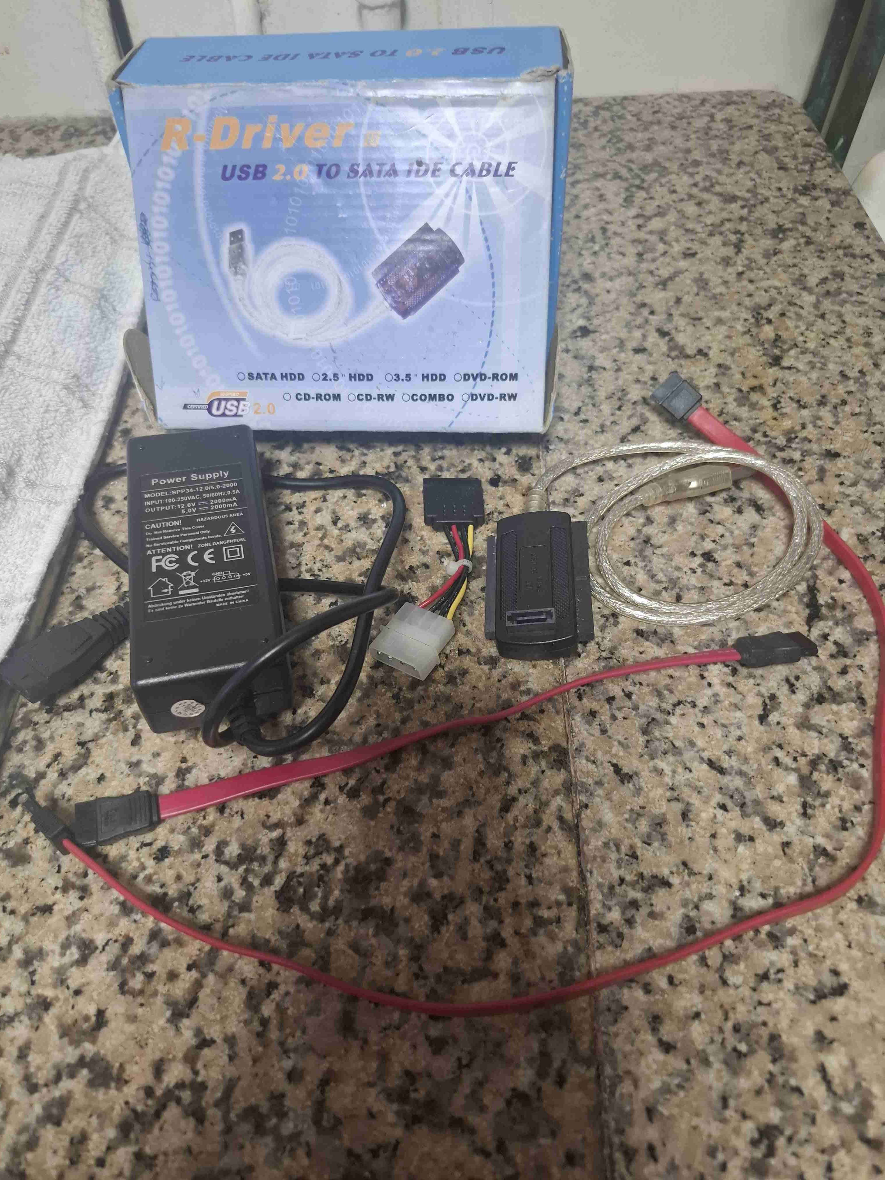 Cable USB 2.0 a SATA/IDE