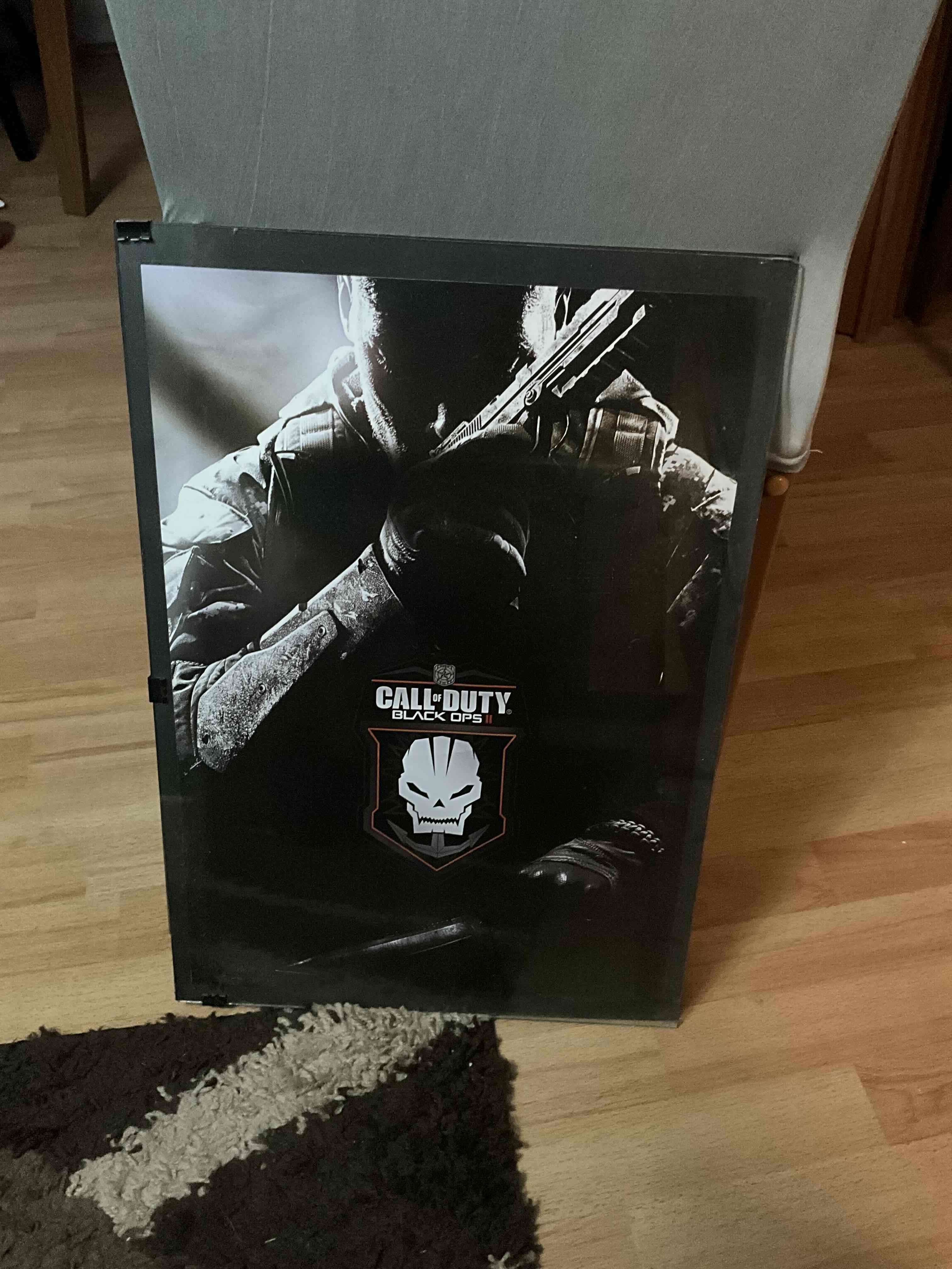 cuadro de vidrio de call of duty black ops ll