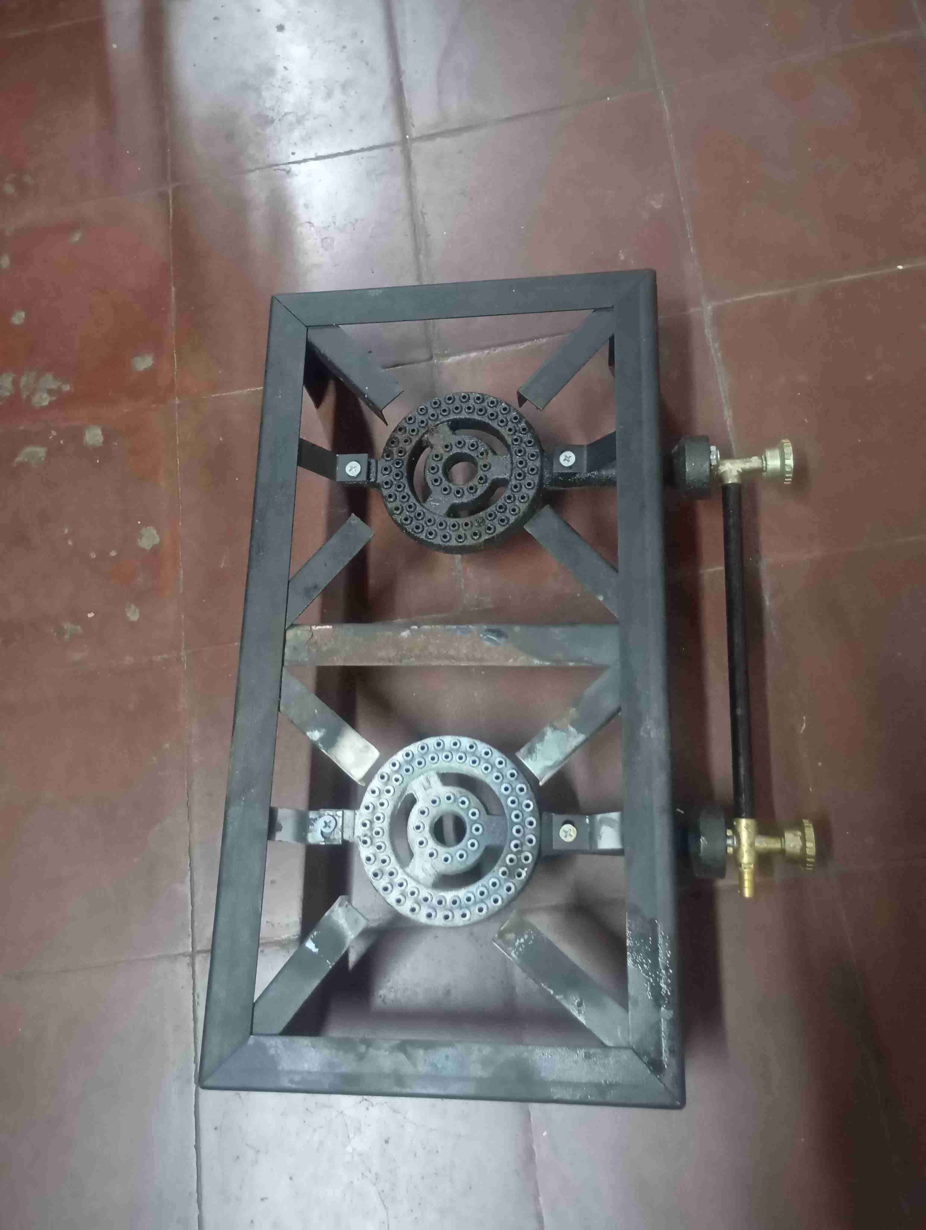 Cocina de hierro fundido doble - miniatura 2