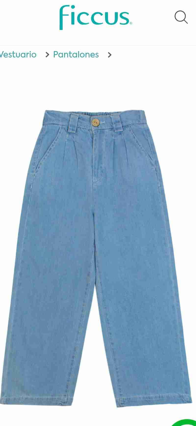 Pantalones azul claro de mezclilla