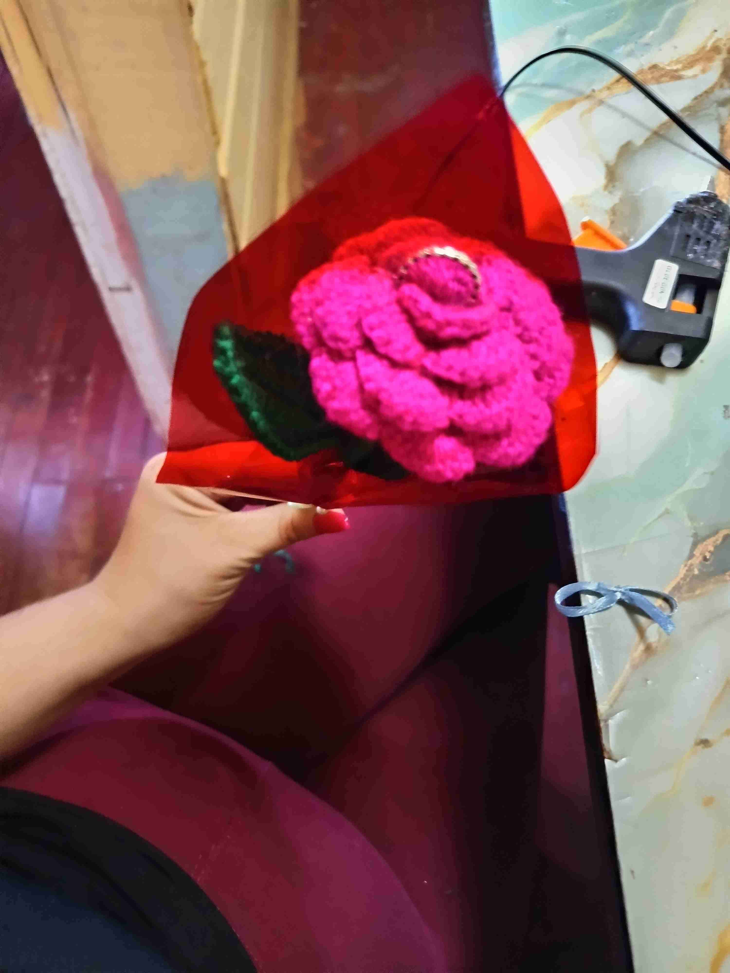 Flores de crochet decorativas - miniatura 2