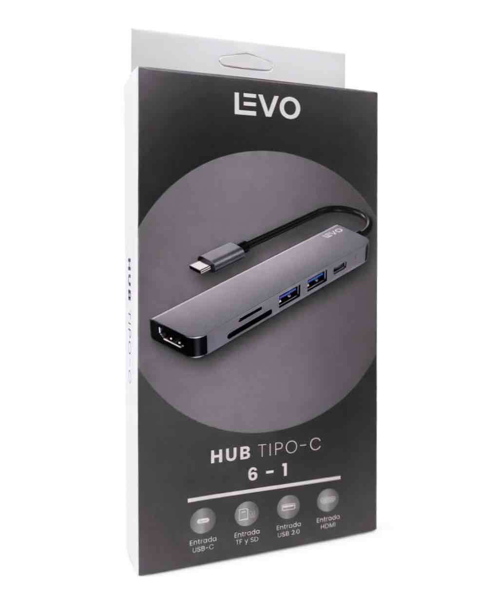 Hub USB-C 6 en 1 EVO