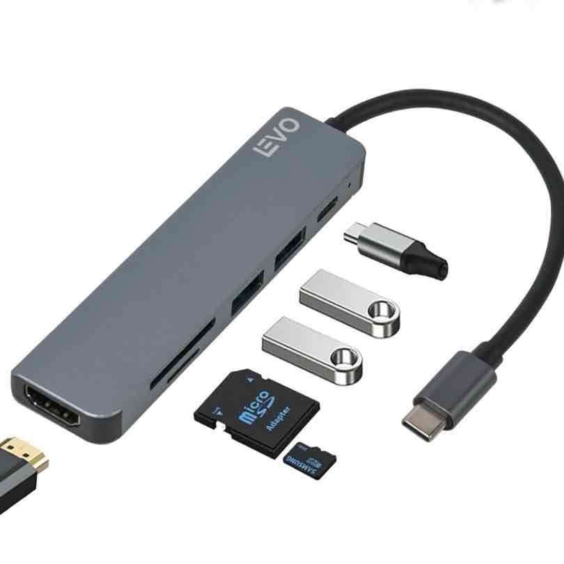 Hub USB-C 6 en 1 EVO - miniatura 3