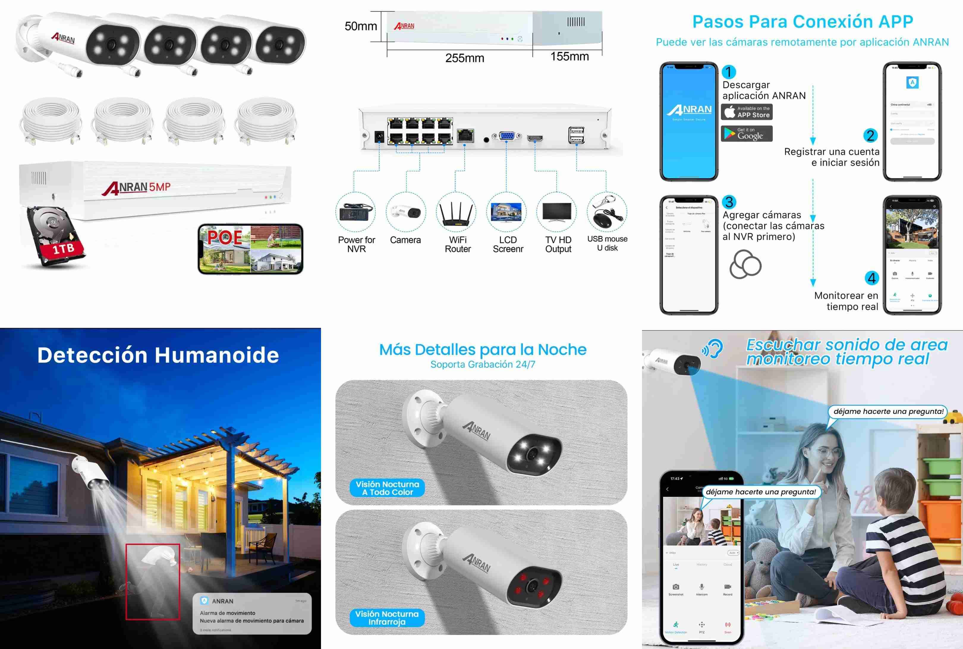 Kit cámaras seguridad por ANRAN - miniatura 2