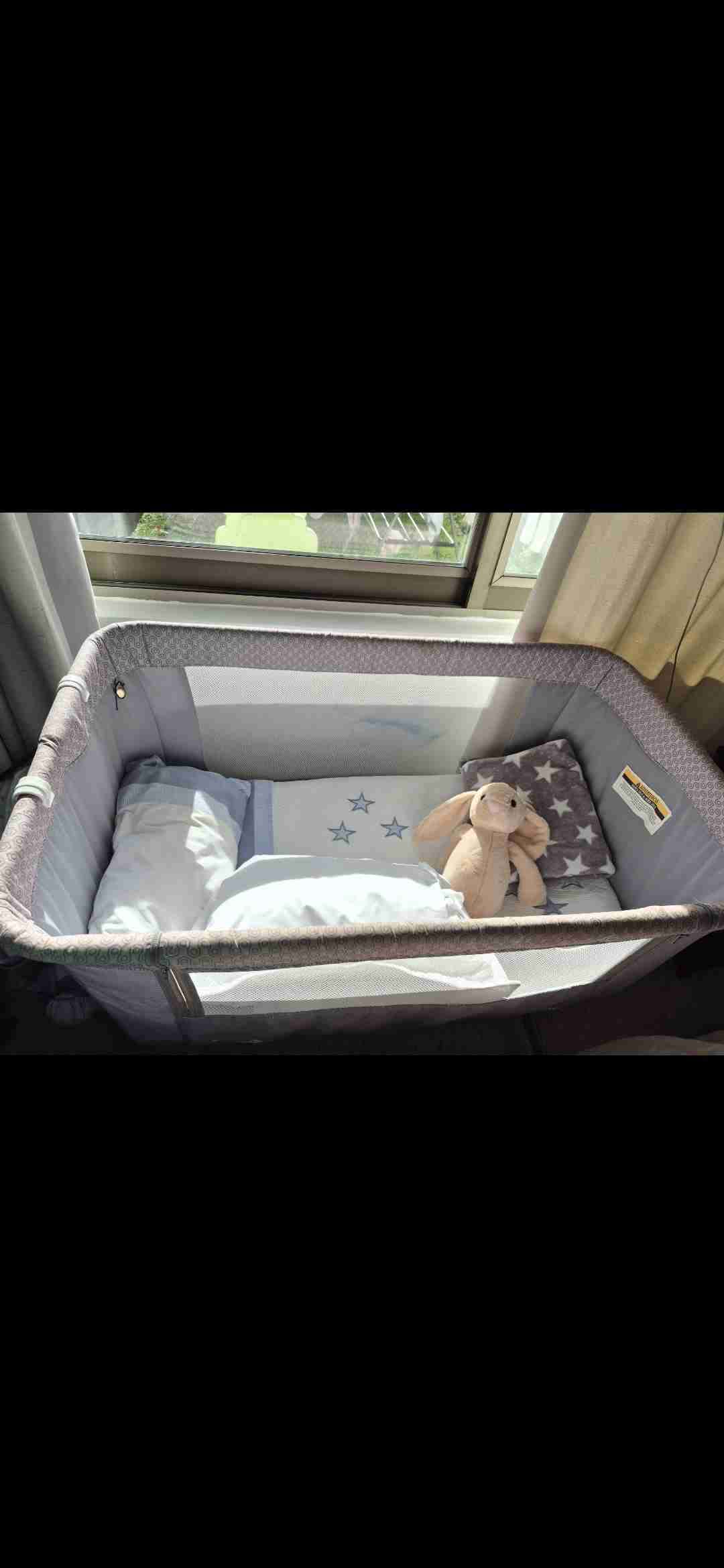 Cuna colecho ajustable gris - miniatura 3