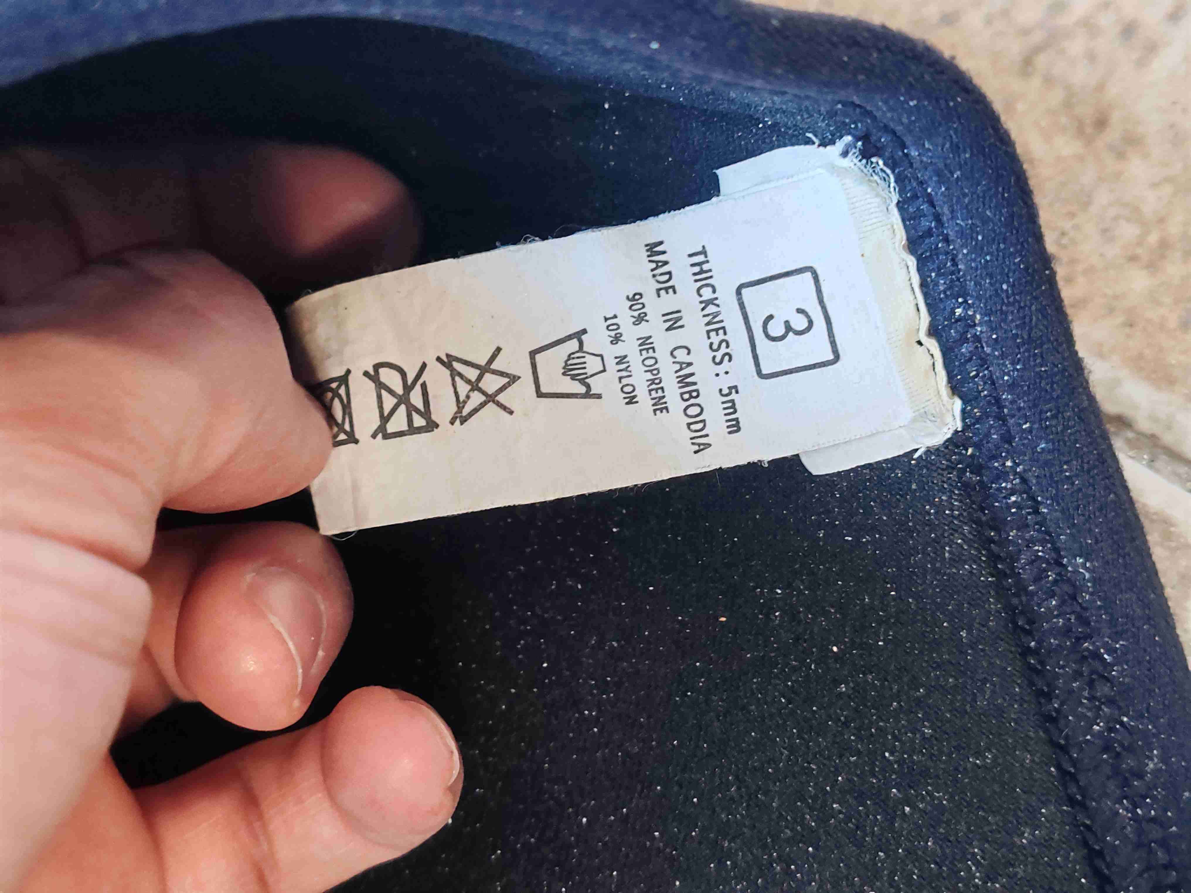 Traje de buceo OMER negro T3 - miniatura 5