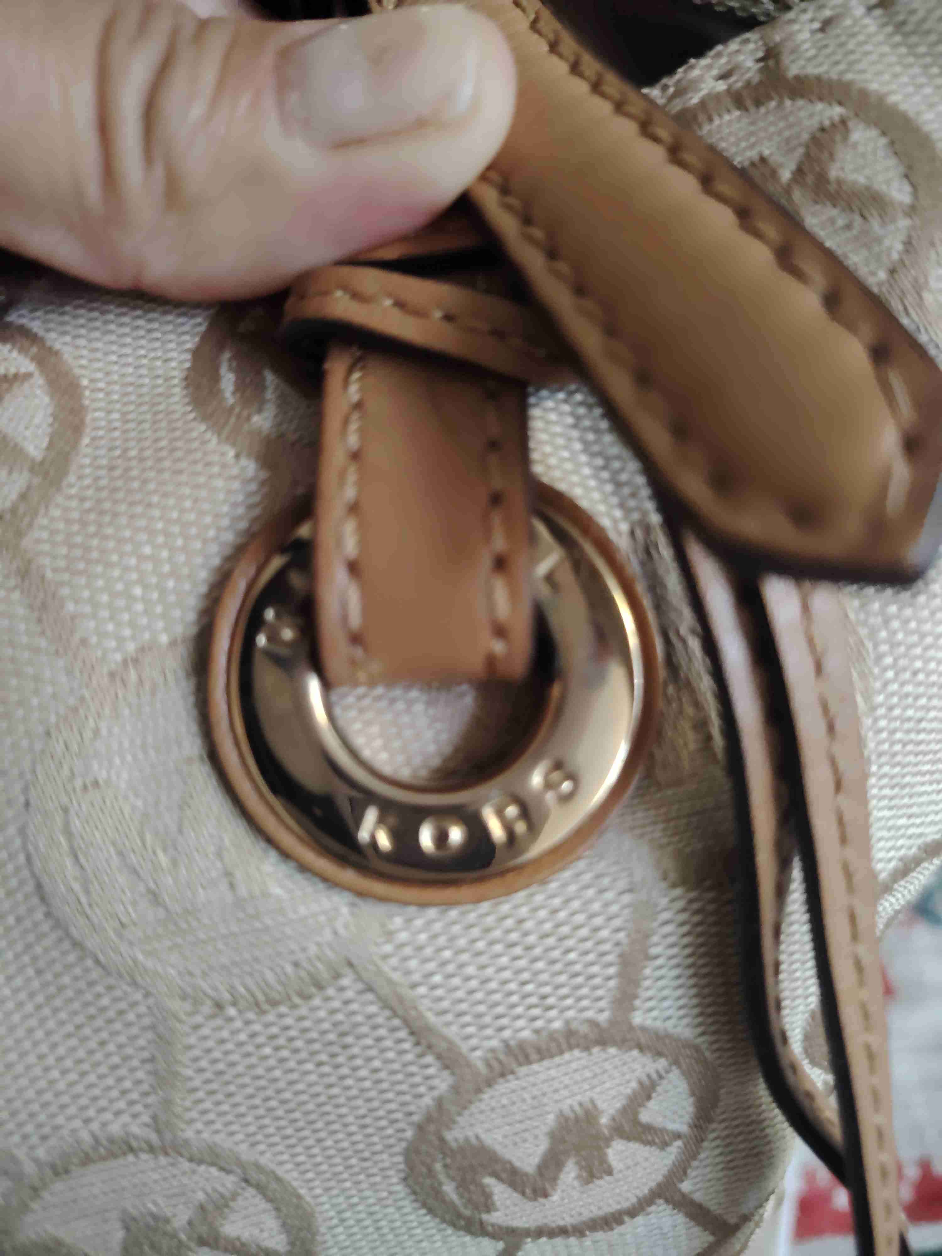 Cartera beige MK original - miniatura 6