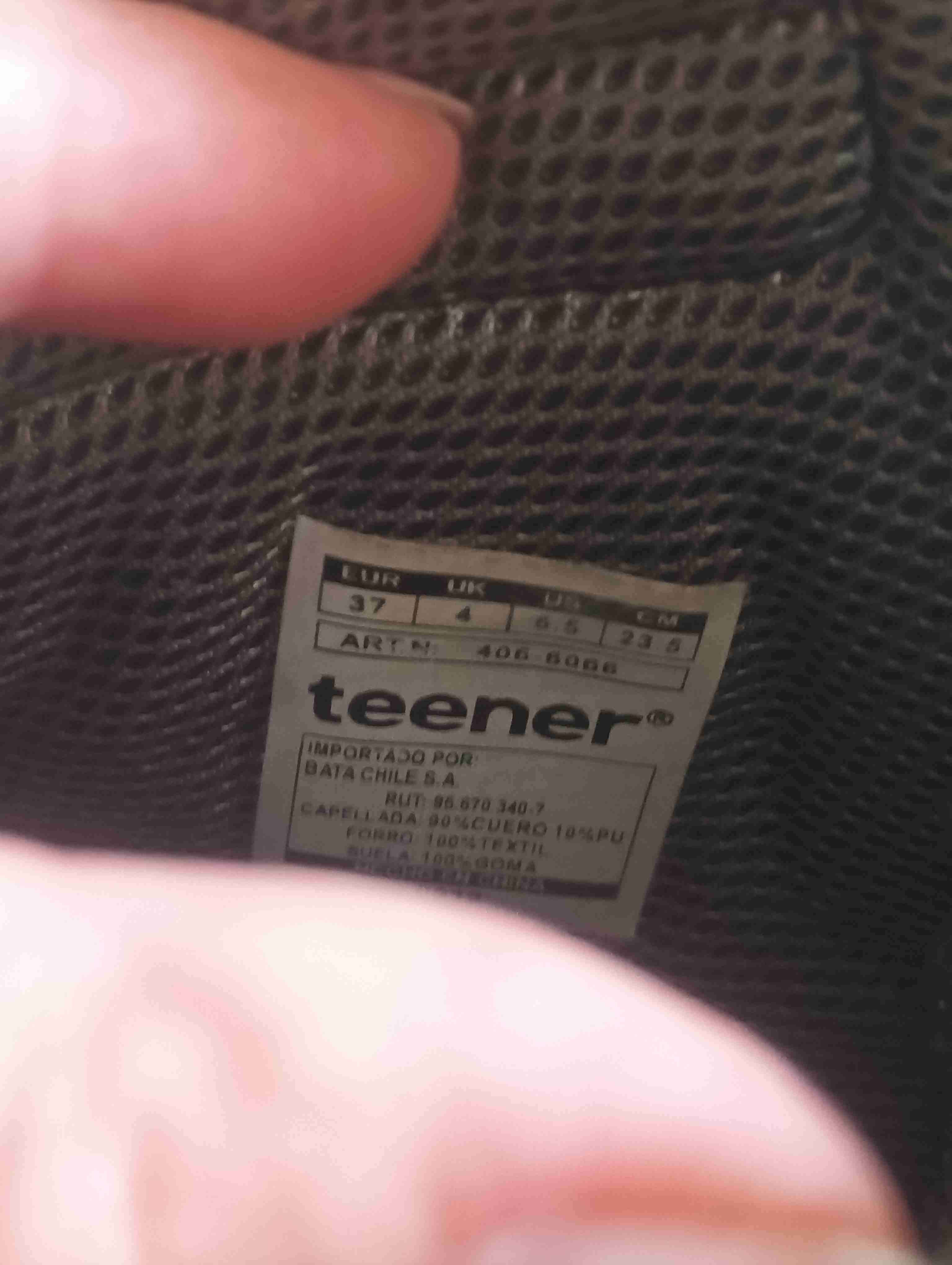 Zapato de colegio negro de caña alta talla 37 - miniatura 2