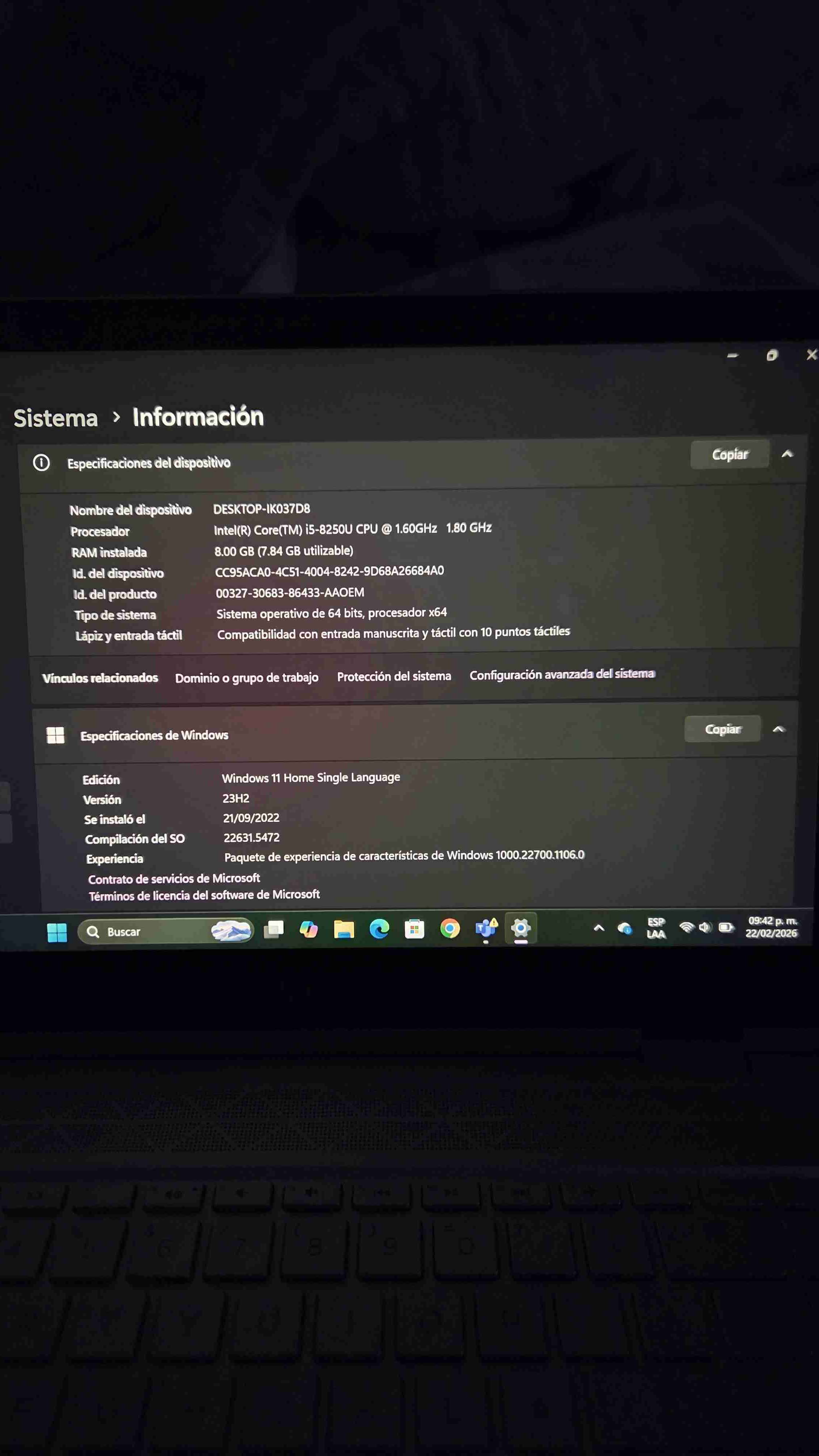 Laptop HP Pavilion x360 Plateado - 6