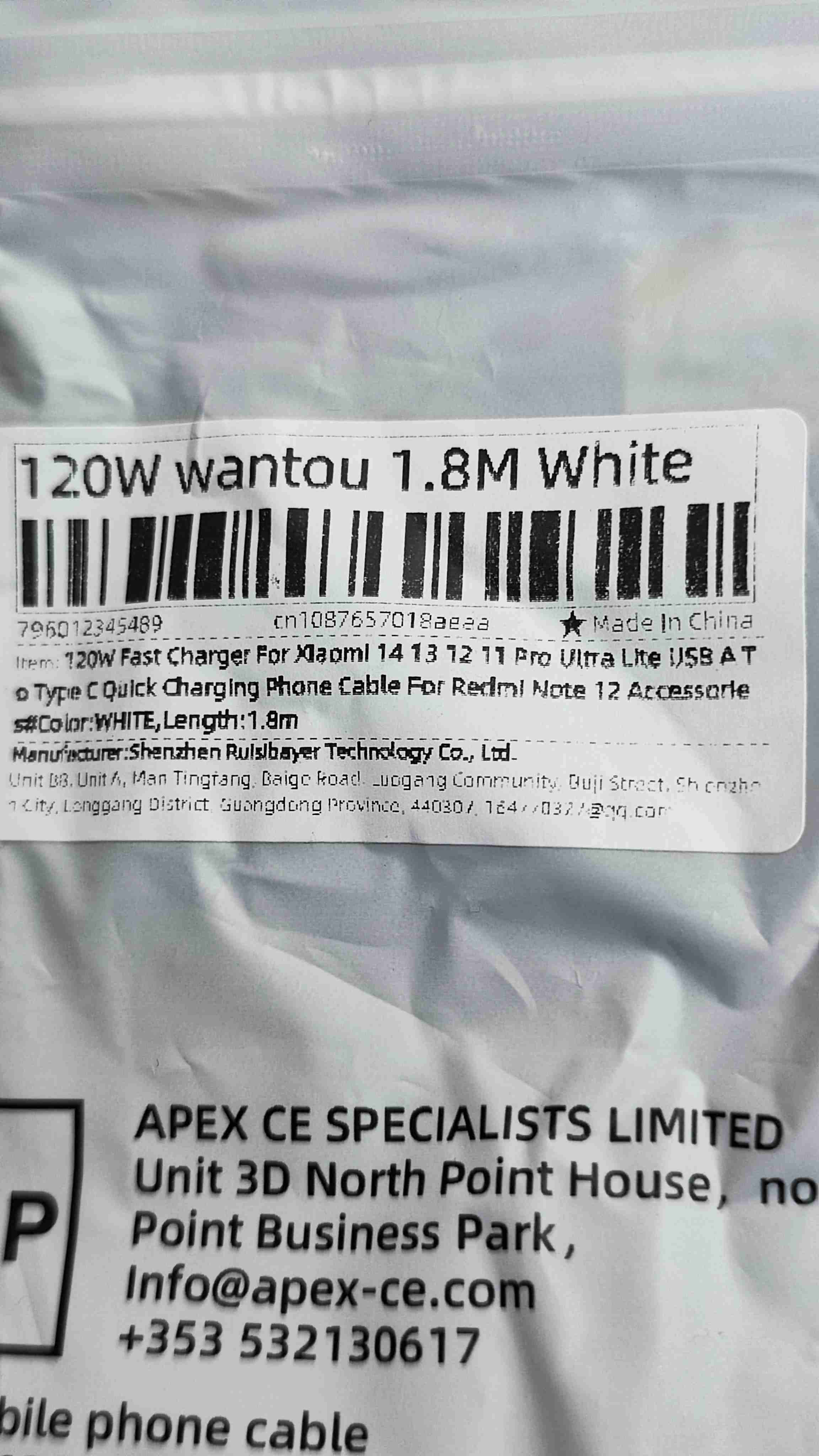 Cable USB a Tipo C Para 120W - miniatura 4