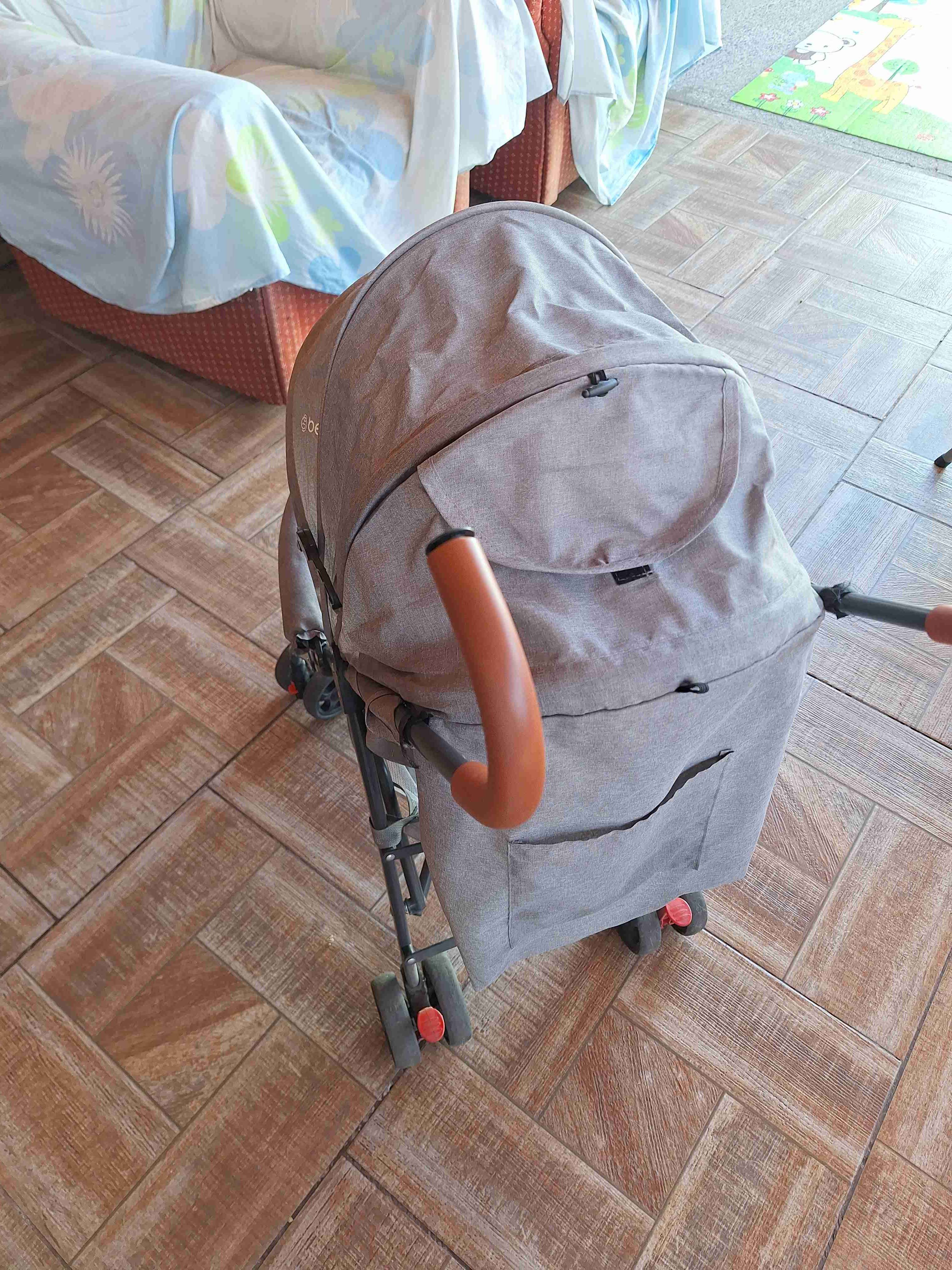 Coche para bebé plegable gris bebesit - miniatura 2