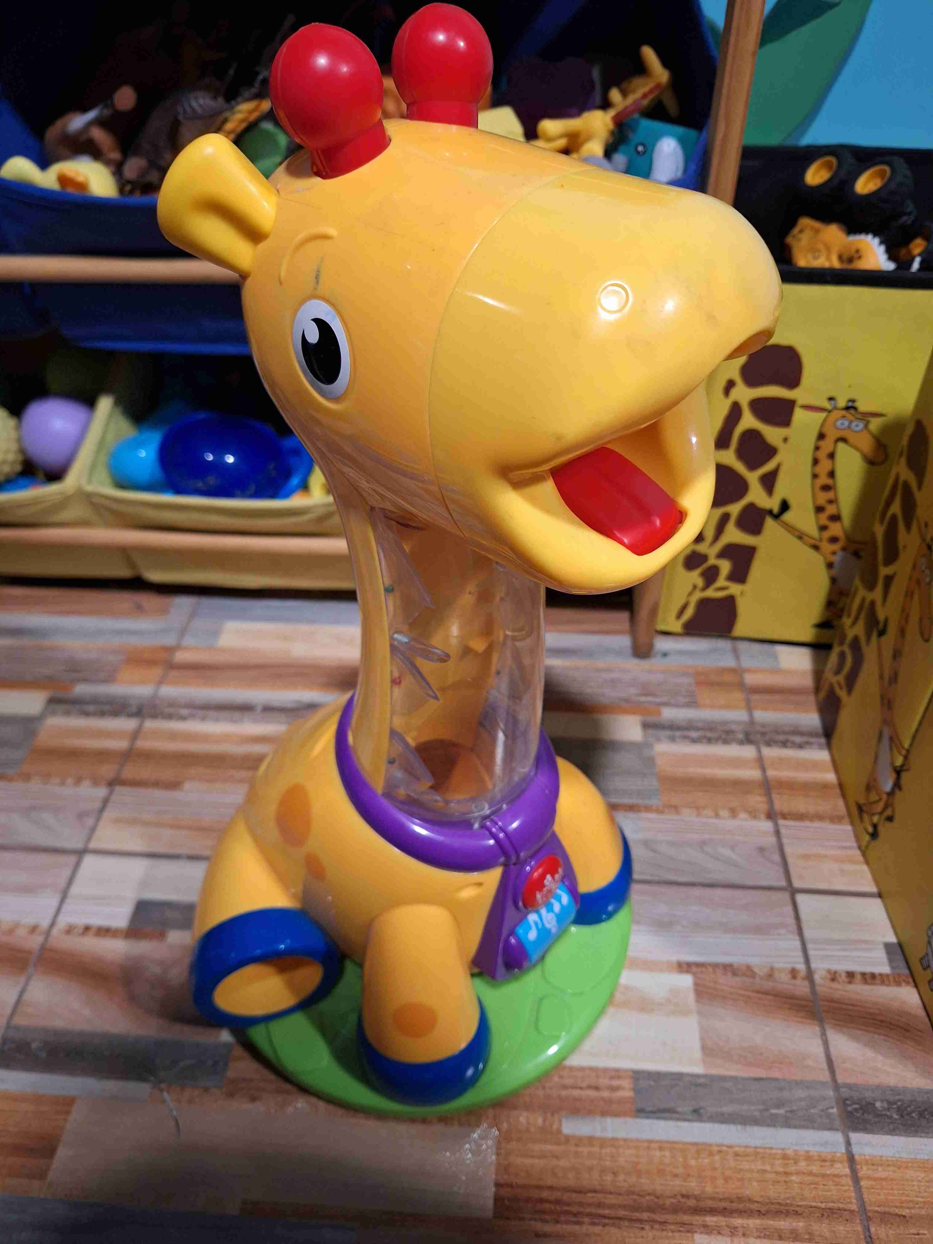 Jirafa de juguete con luces - miniatura 3