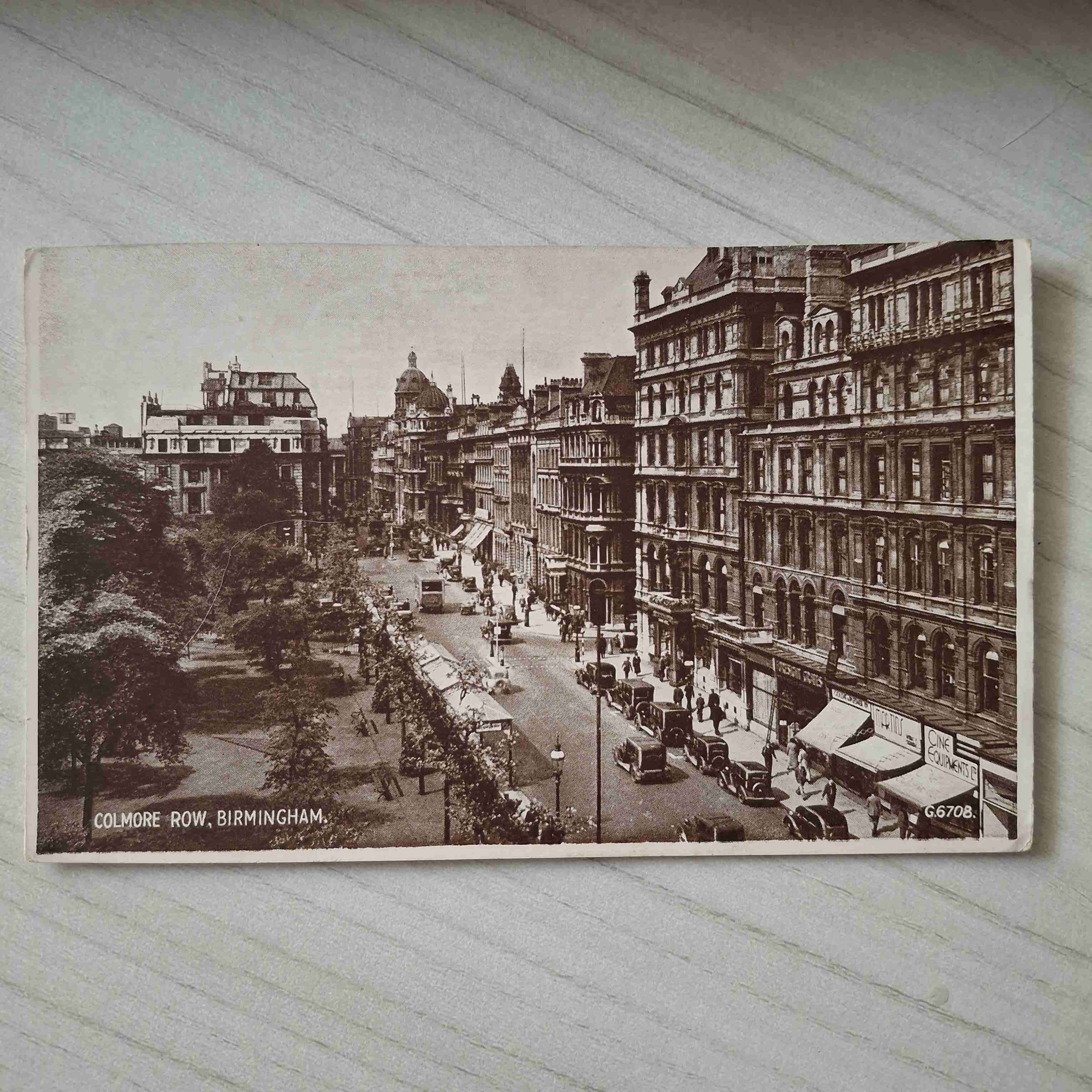 Postal antigua de Birmingham