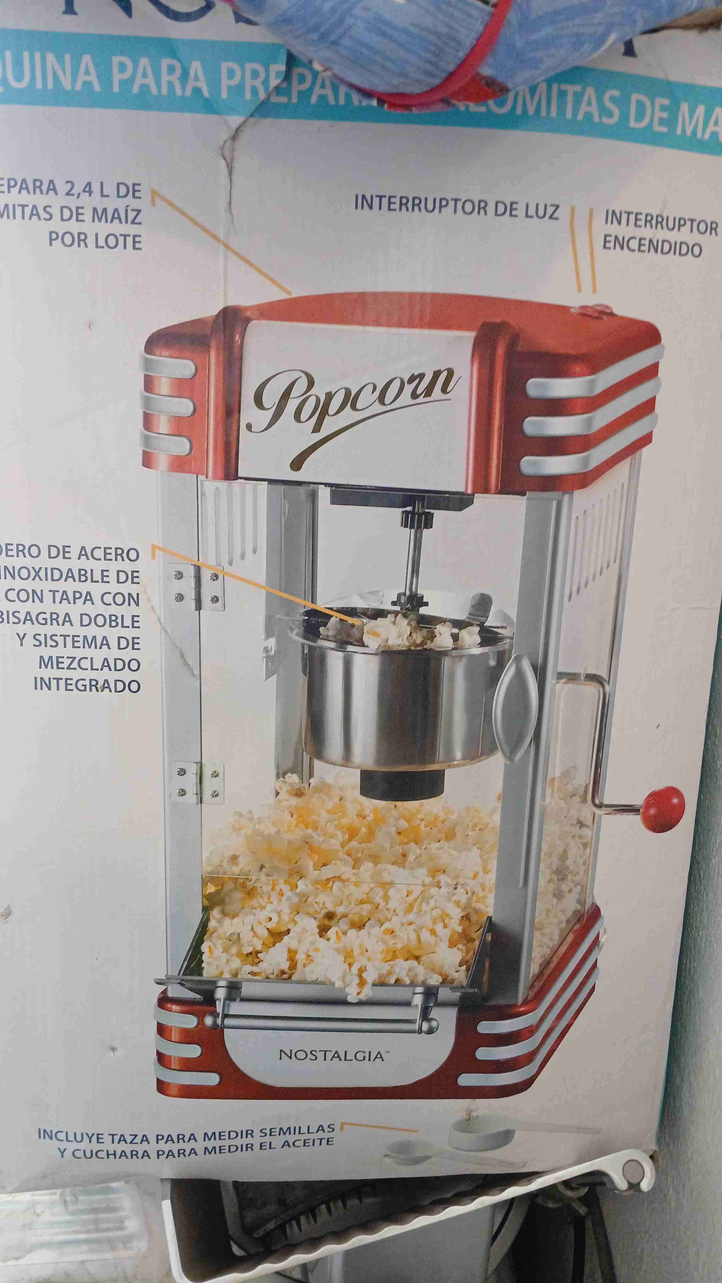 Máquina para preparar palomitas