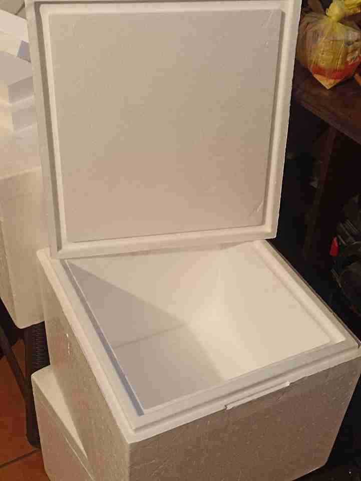 Congelador horizontal blanco de plumavit - miniatura 4