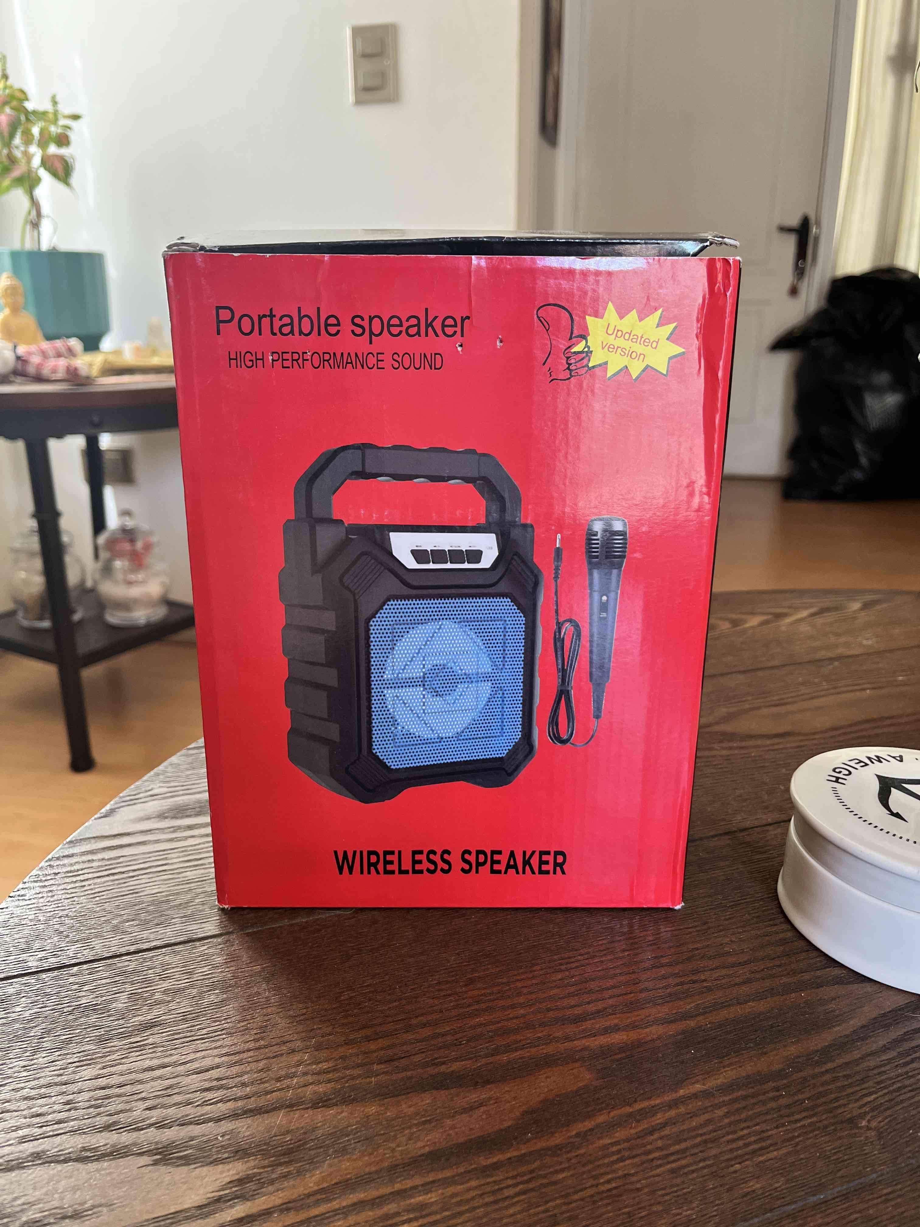 Parlante con micrófono NUEVO