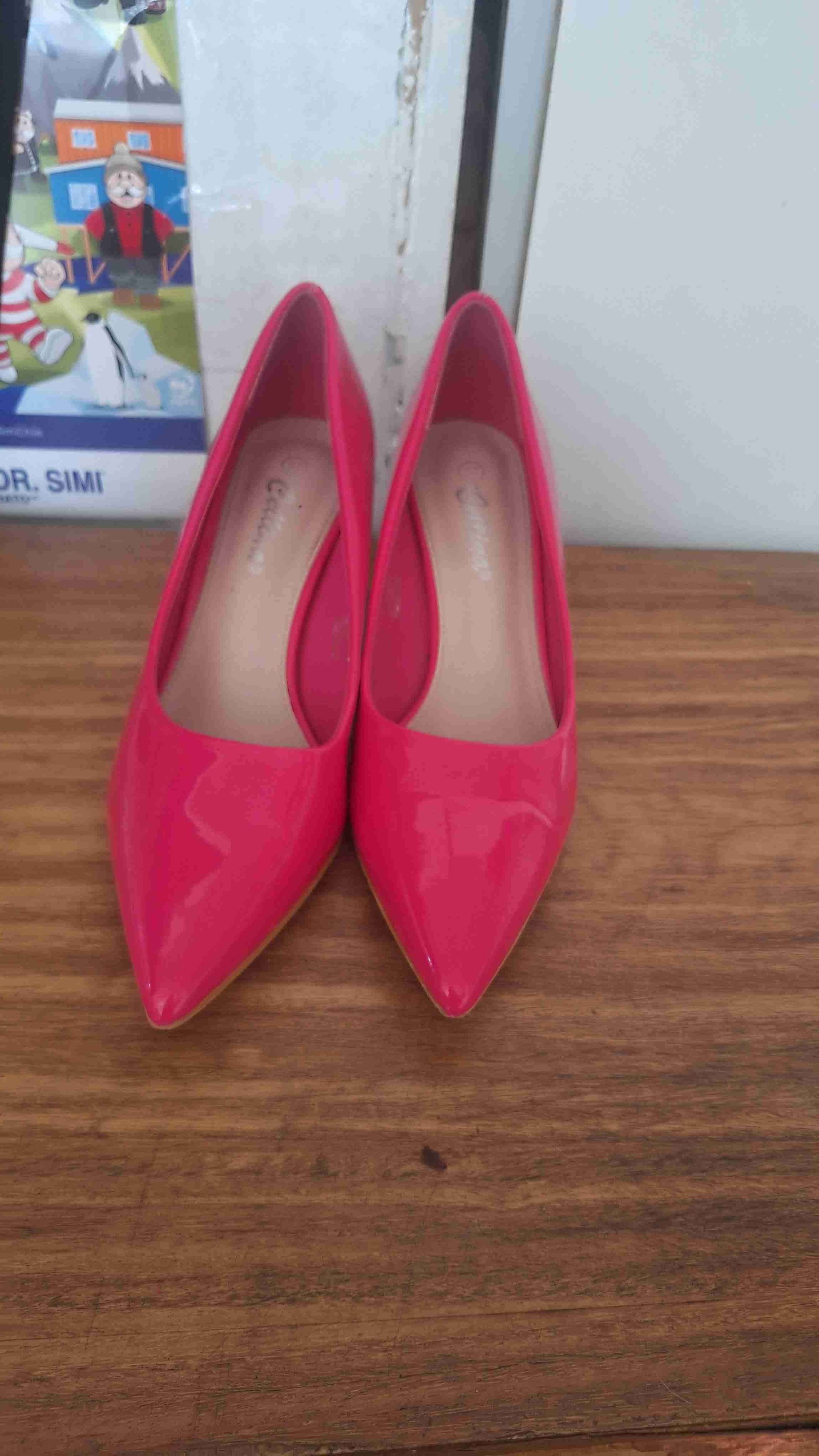 Zapatos de tacón rosados - miniatura 2