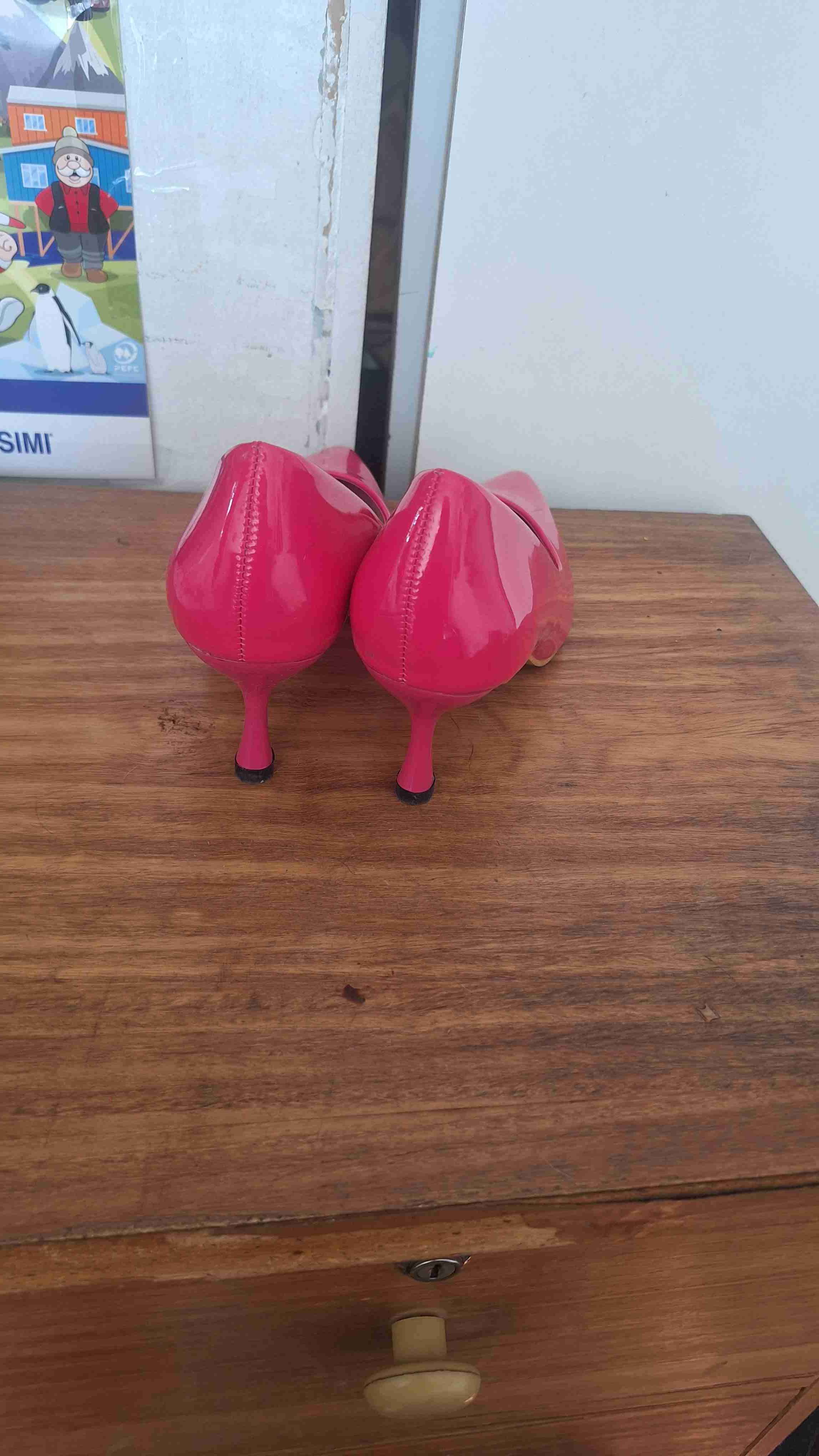 Zapatos de tacón rosados - miniatura 3