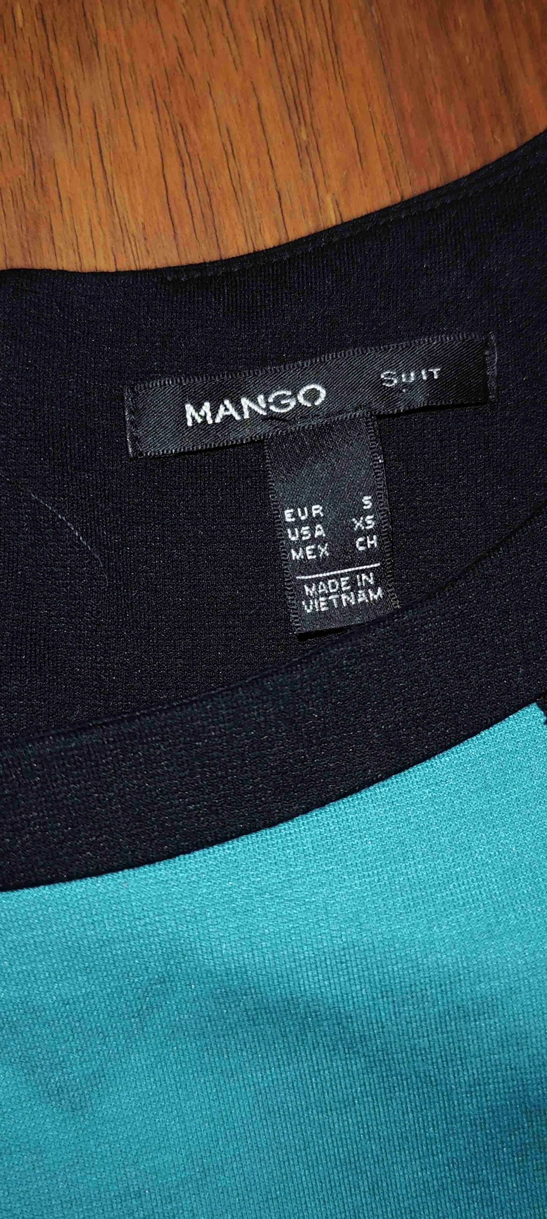 Vestido sin mangas azul y negro - miniatura 2