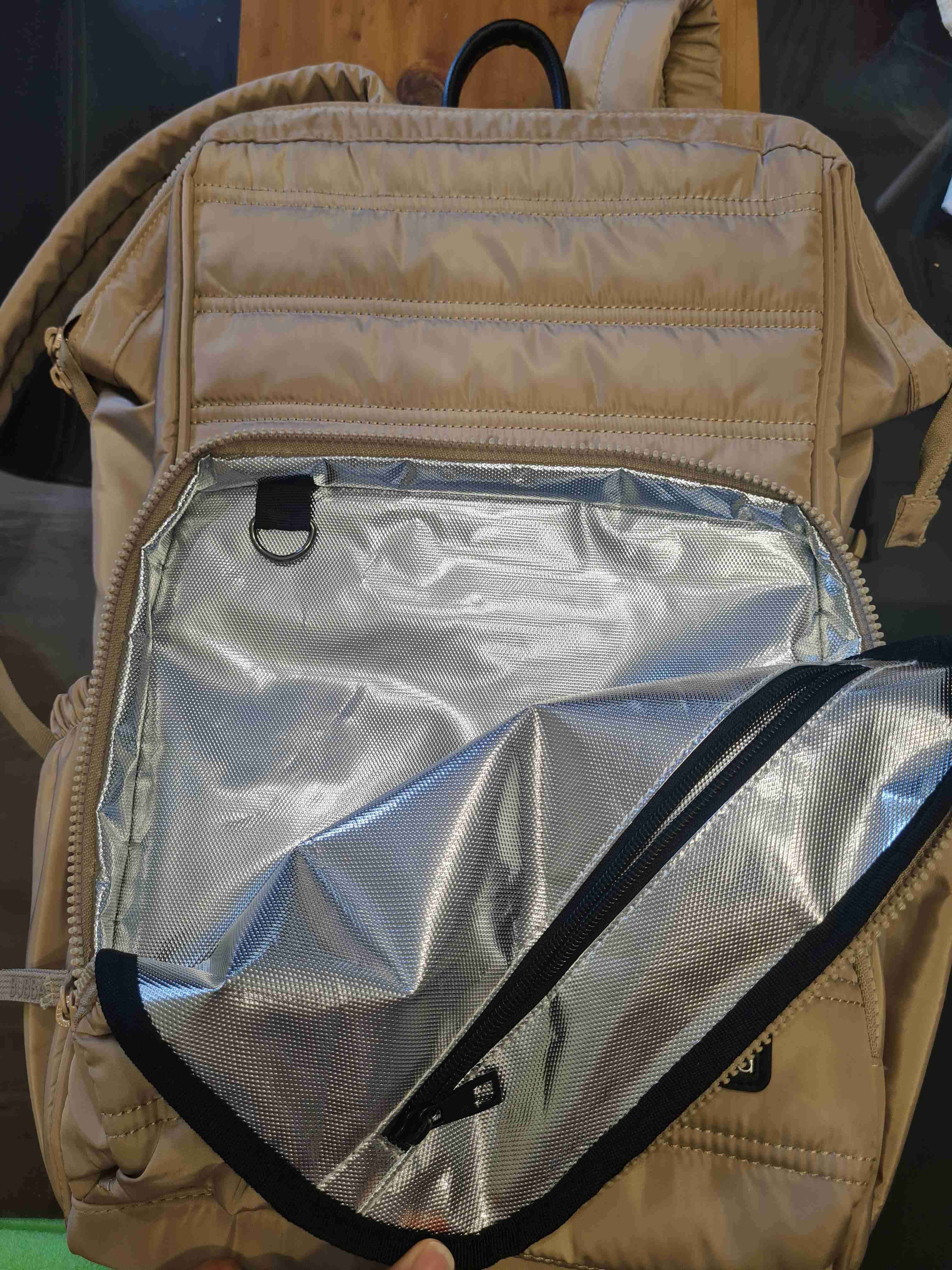 Mochila pañalera beige Bubba - miniatura 2