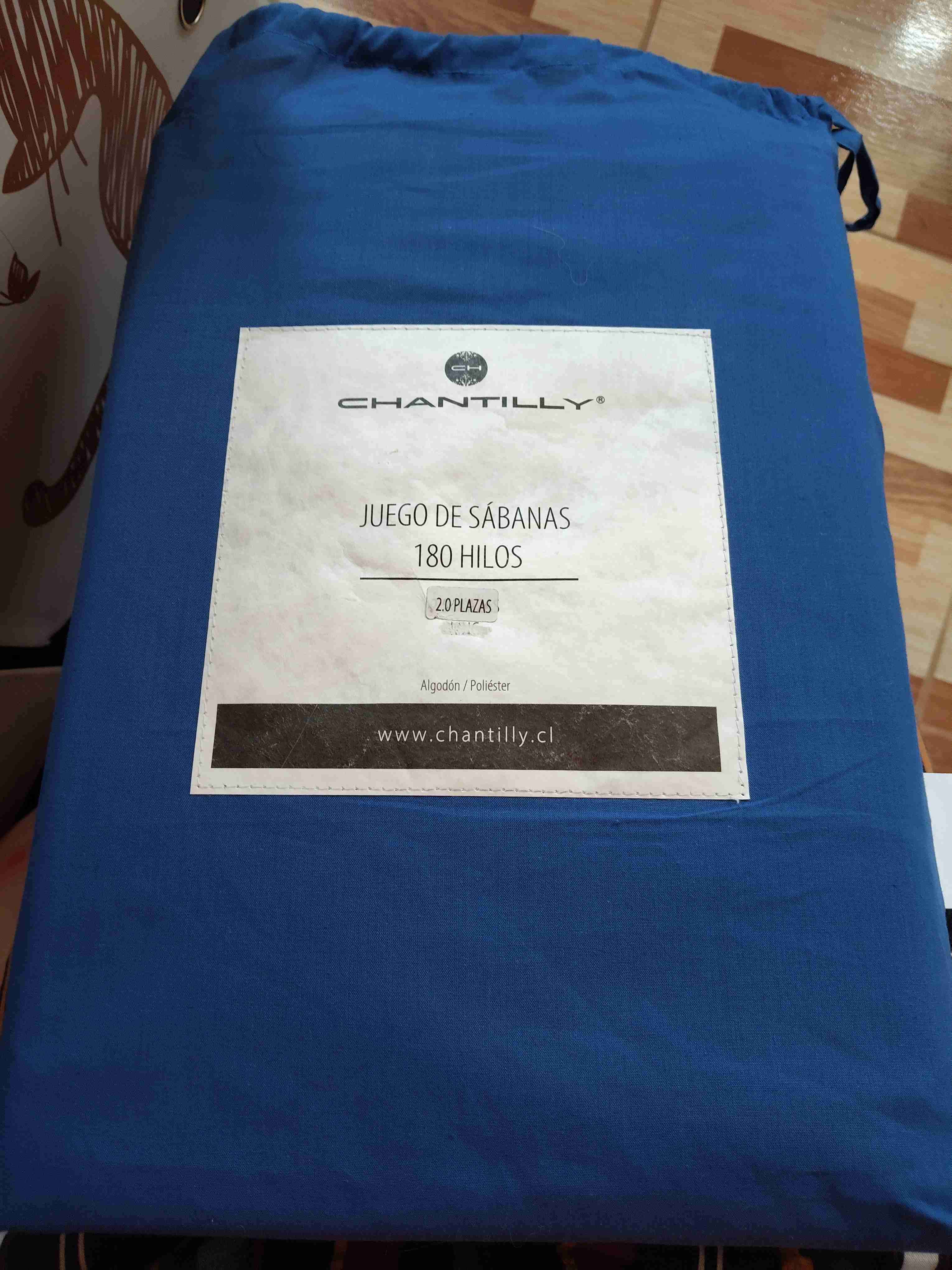 Juego de sábanas 2 plazas 180 hilos Chantilly