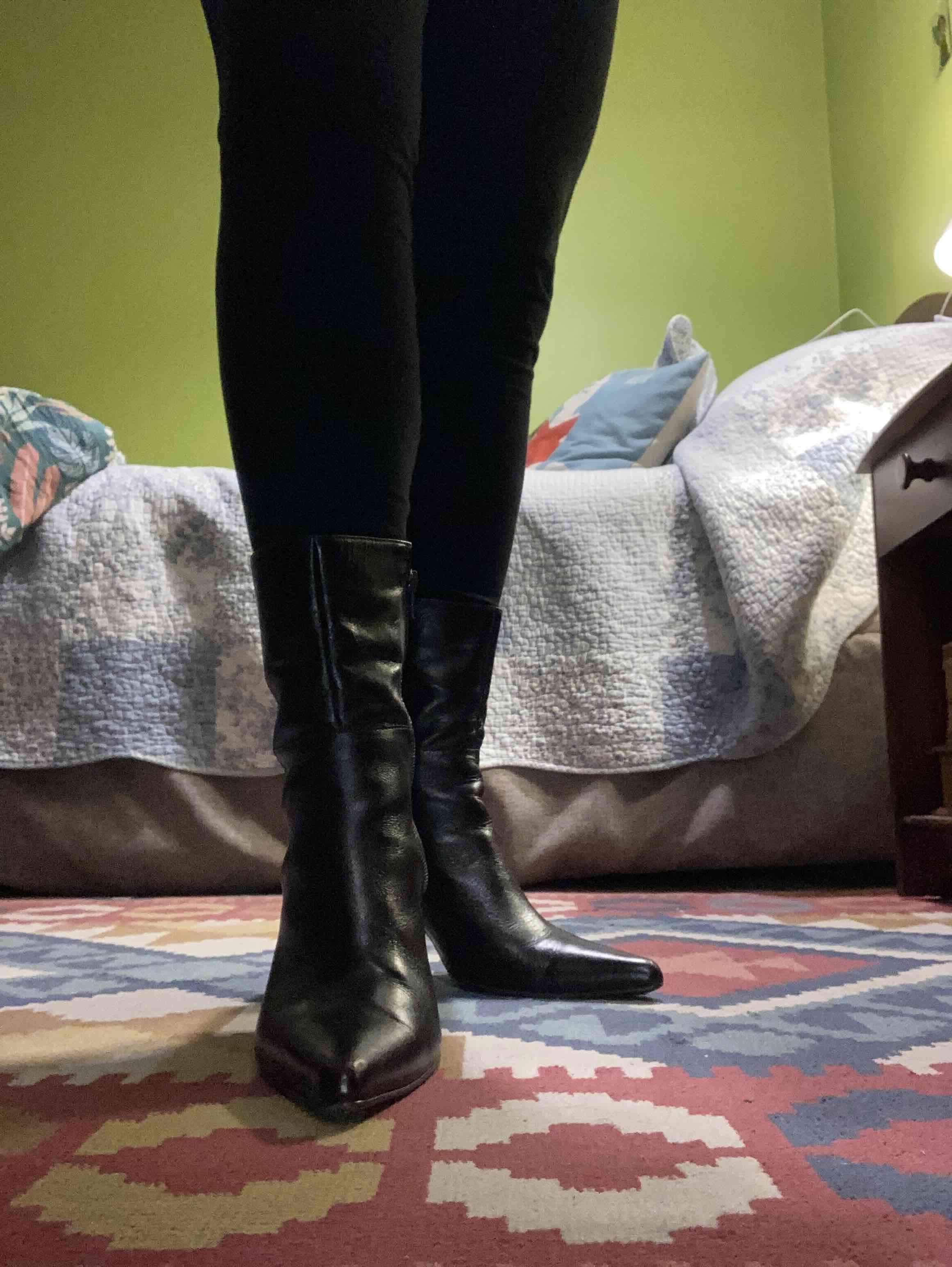 Botines de cuero marrón - miniatura 3