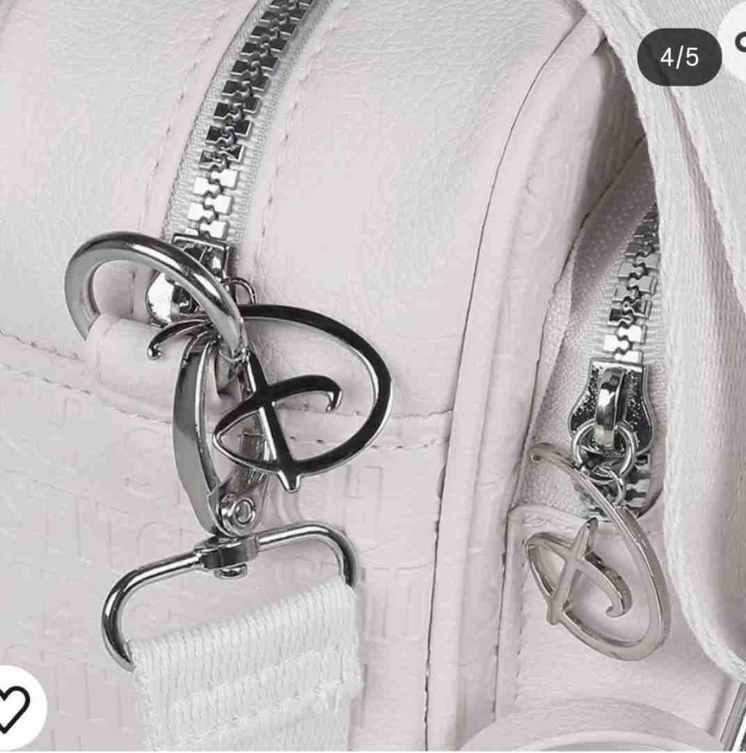 Bolso Stitch blanco y rosa - miniatura 3