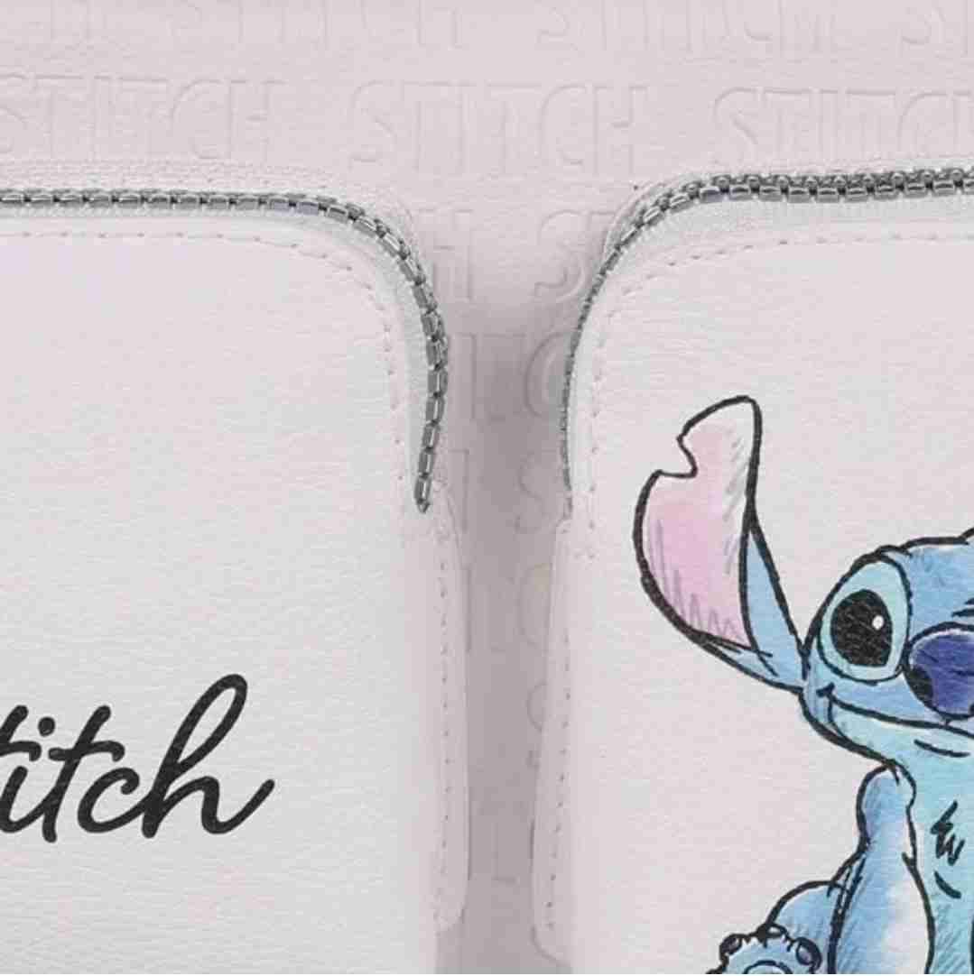 Bolso Stitch blanco y rosa - miniatura 4