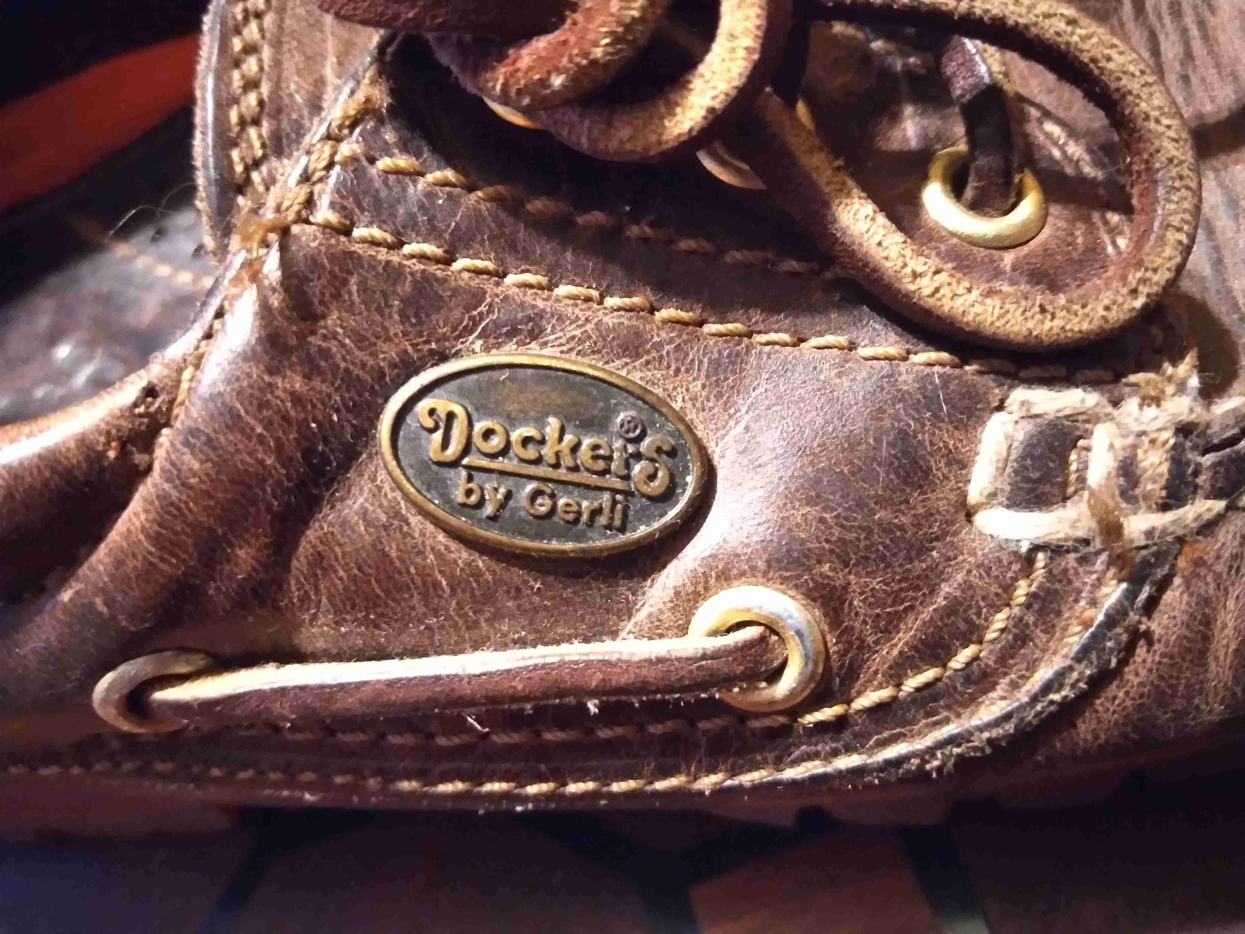 Zapatos Docker's náuticos de cuero marrón - miniatura 4