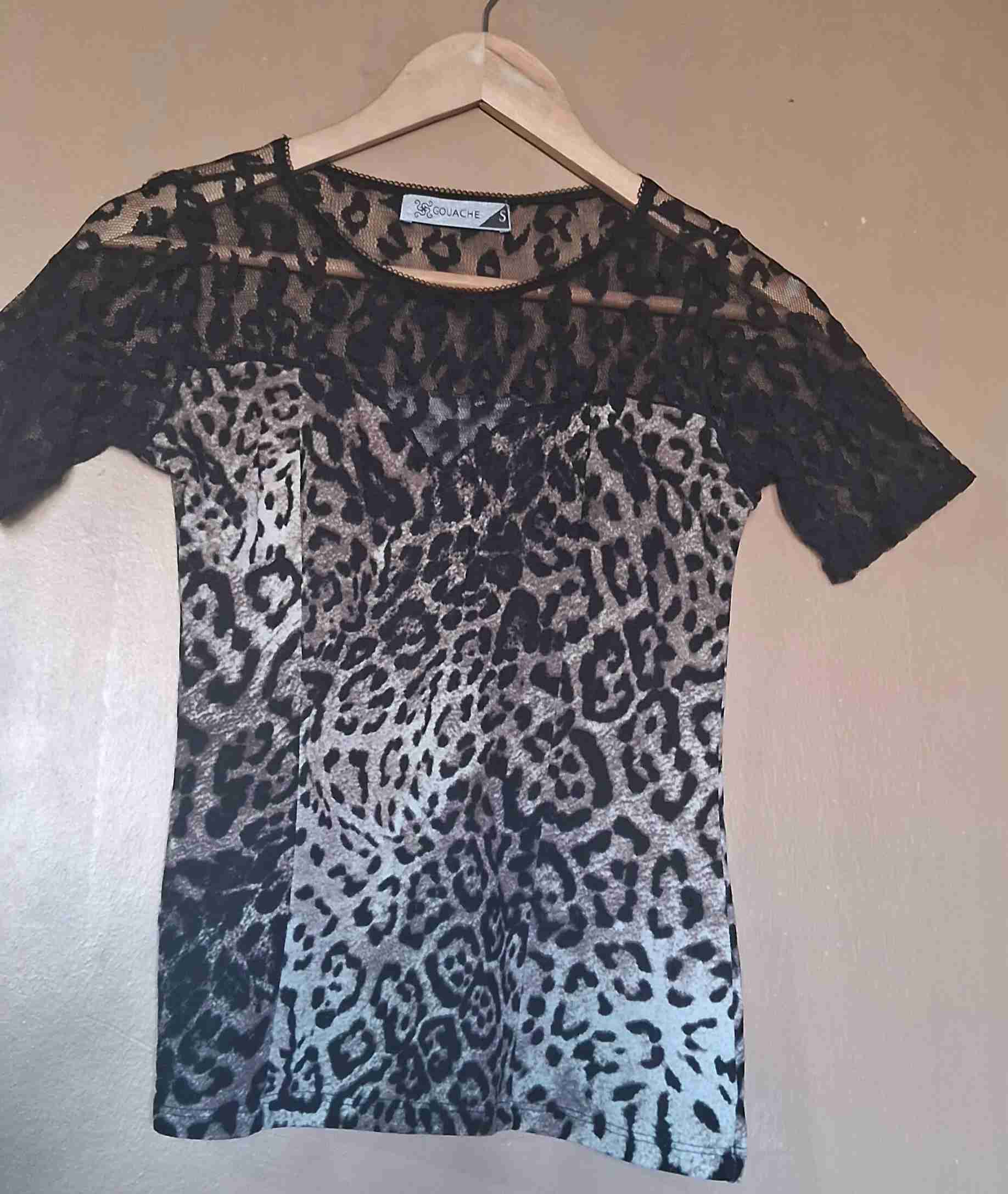 Polera de tirantes / polera animal print - miniatura 2