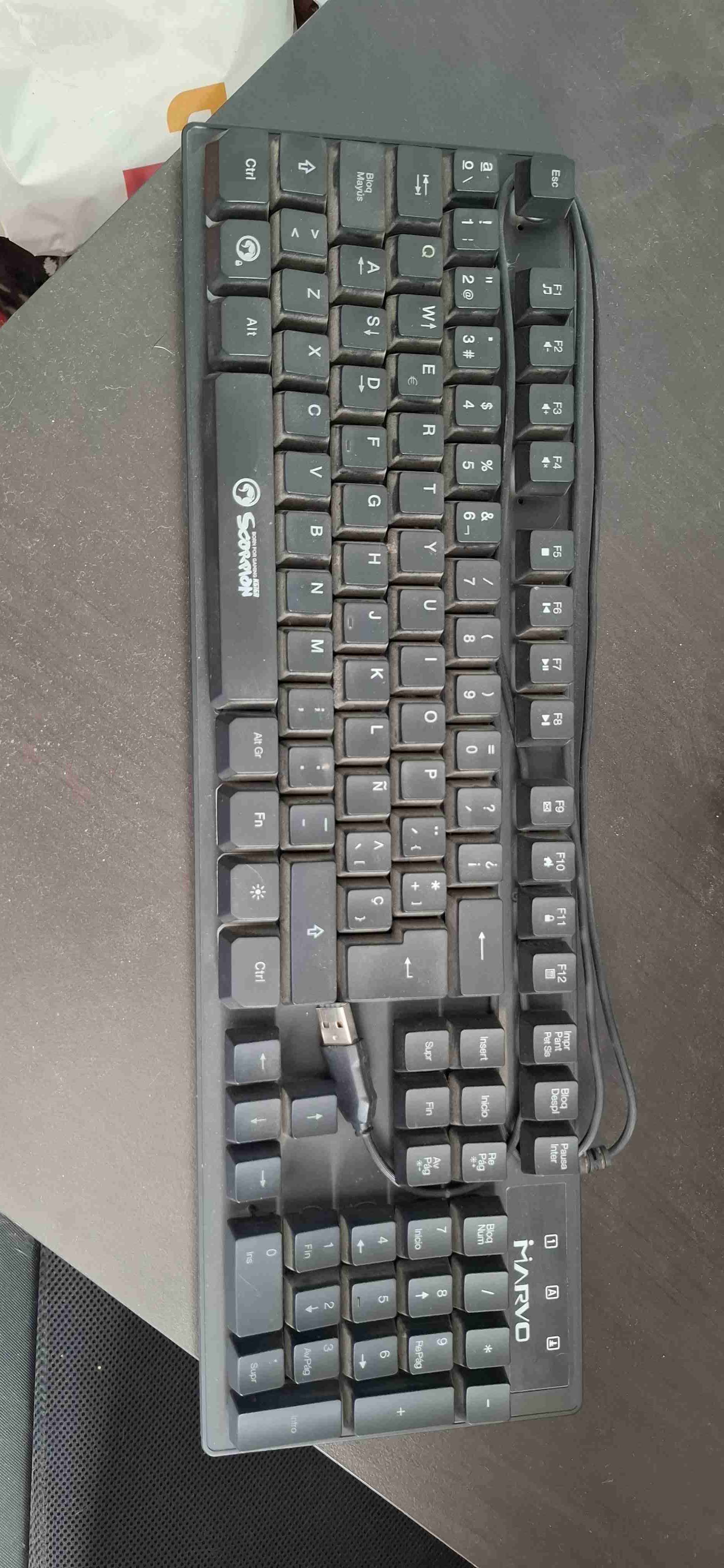 Teclado Marvo Scorpion USB