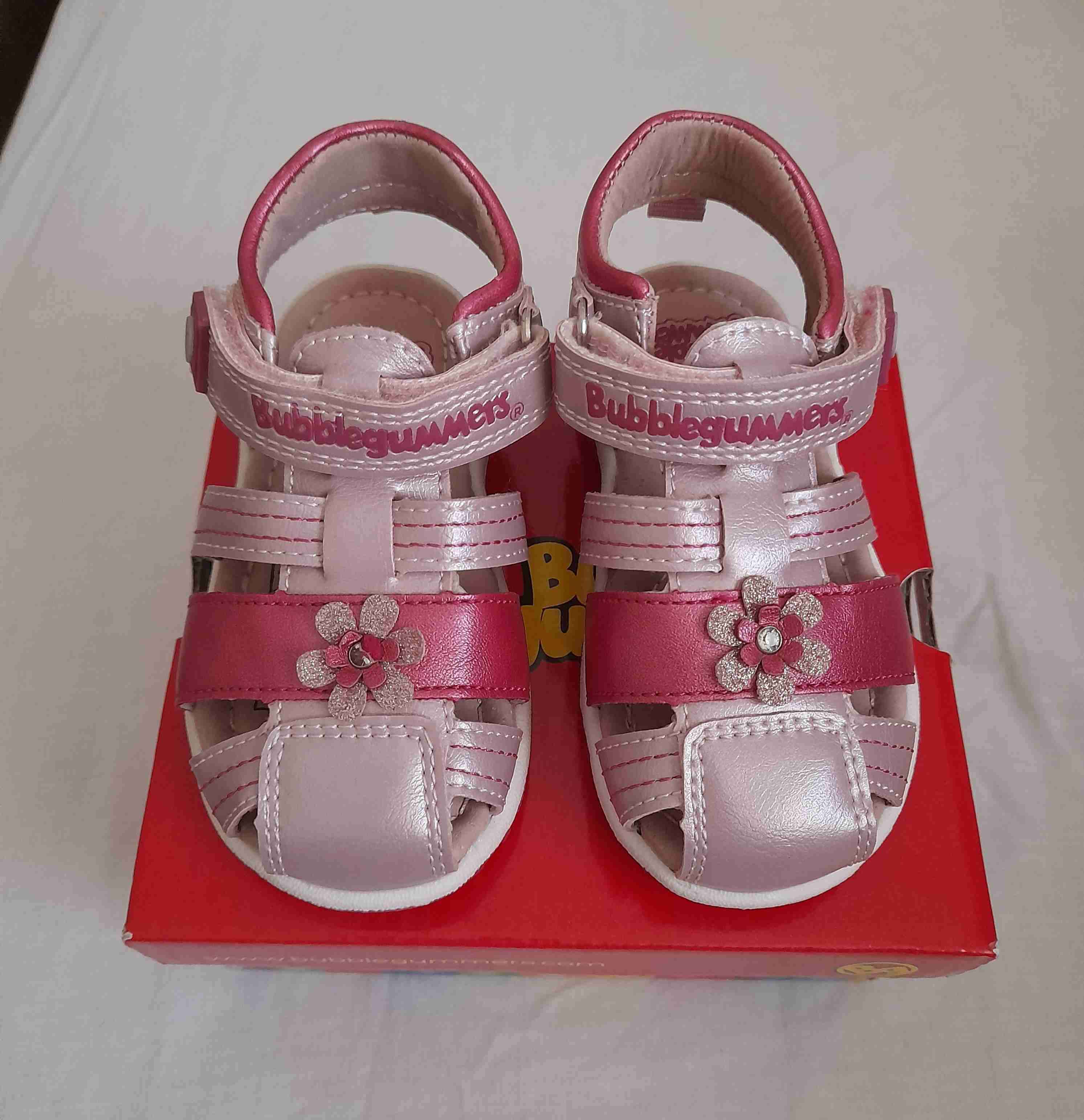 Sandalias rosadas Bubblegummers N°21
