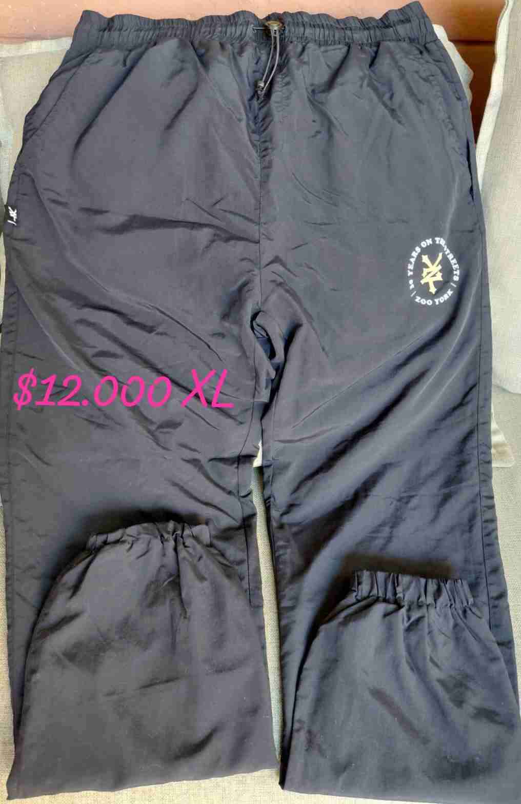 Pantalones deportivos negros XL