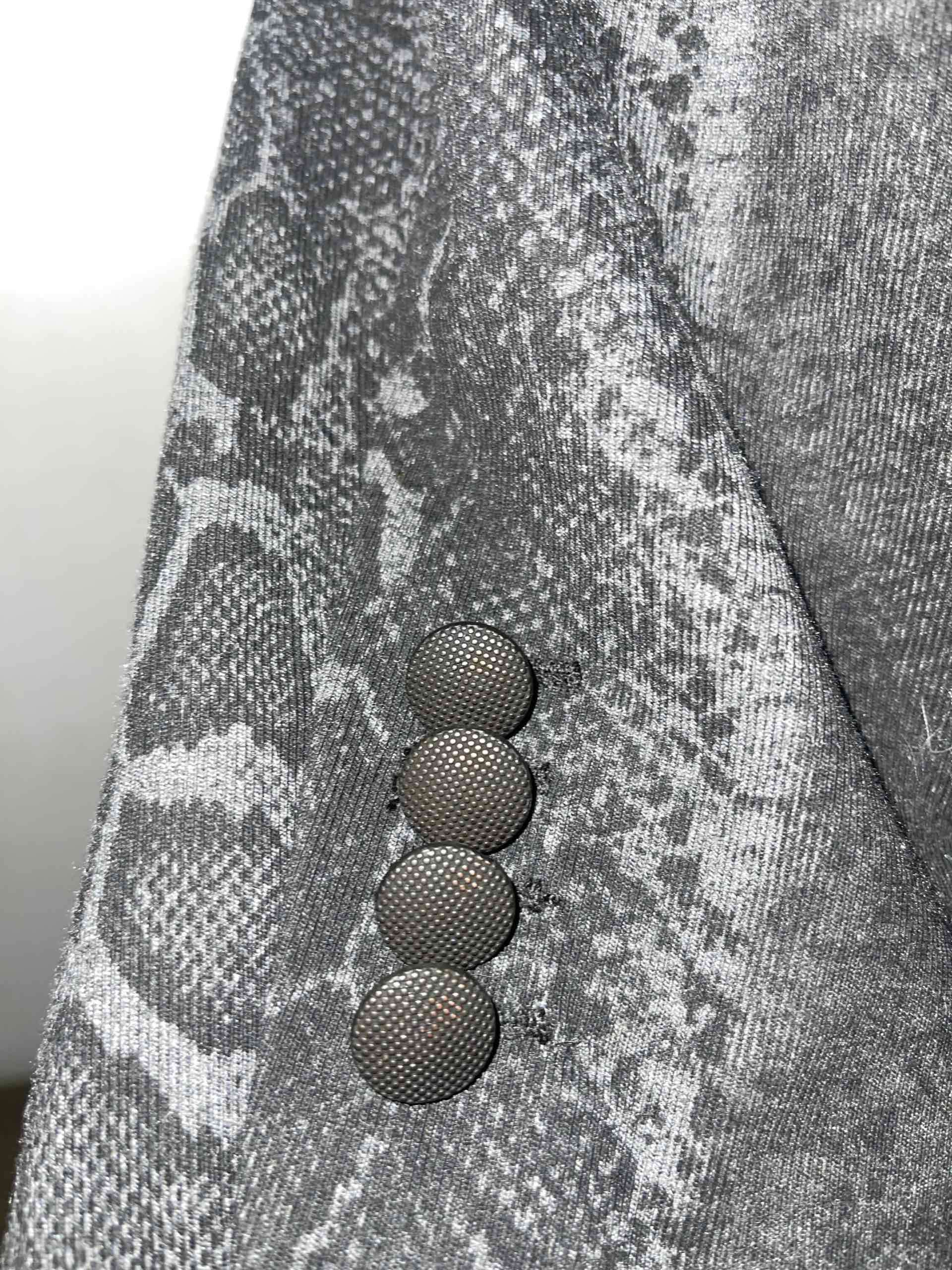 Blazer ZARA estampado gris - 3
