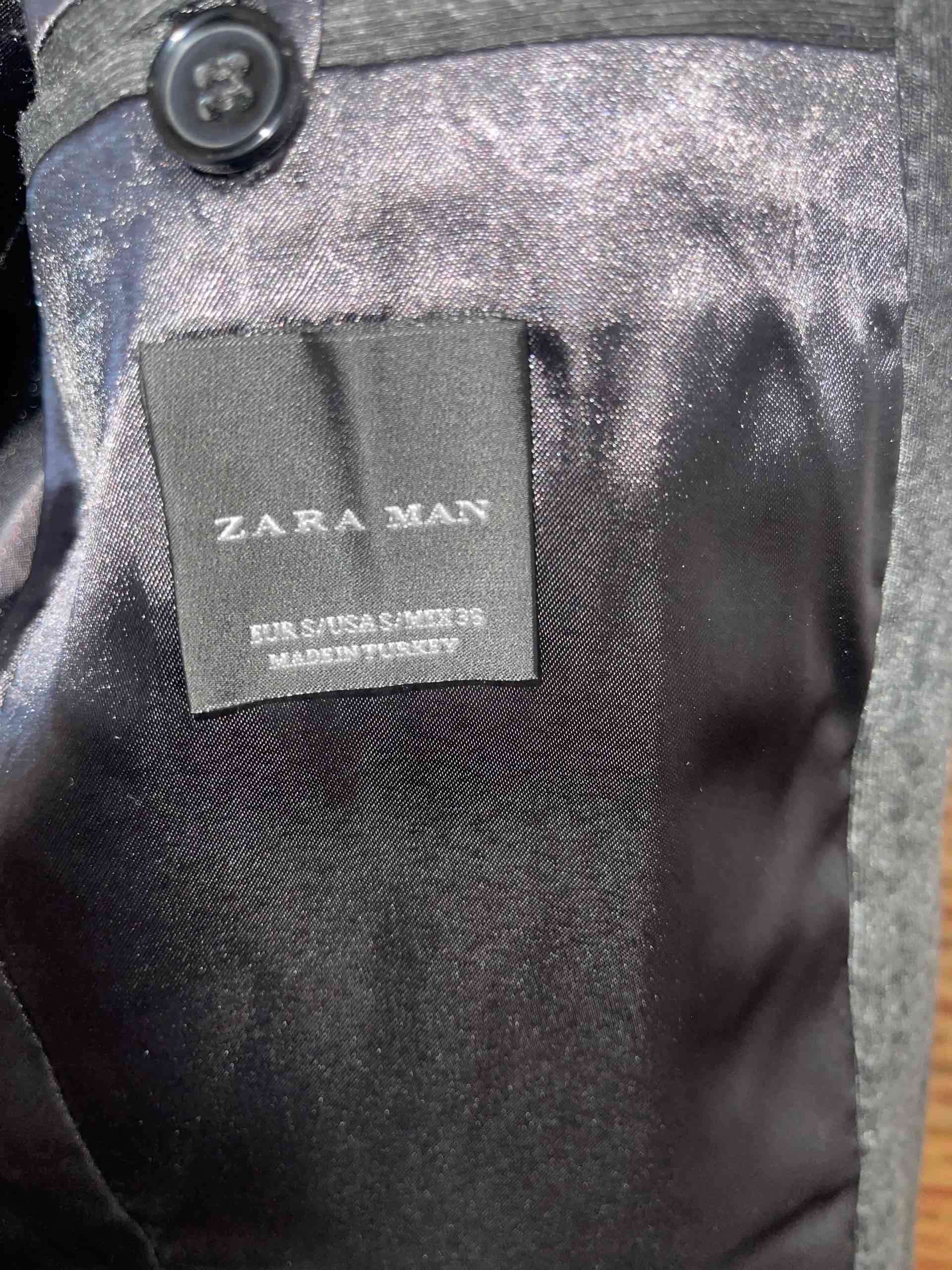 Blazer ZARA estampado gris - 4