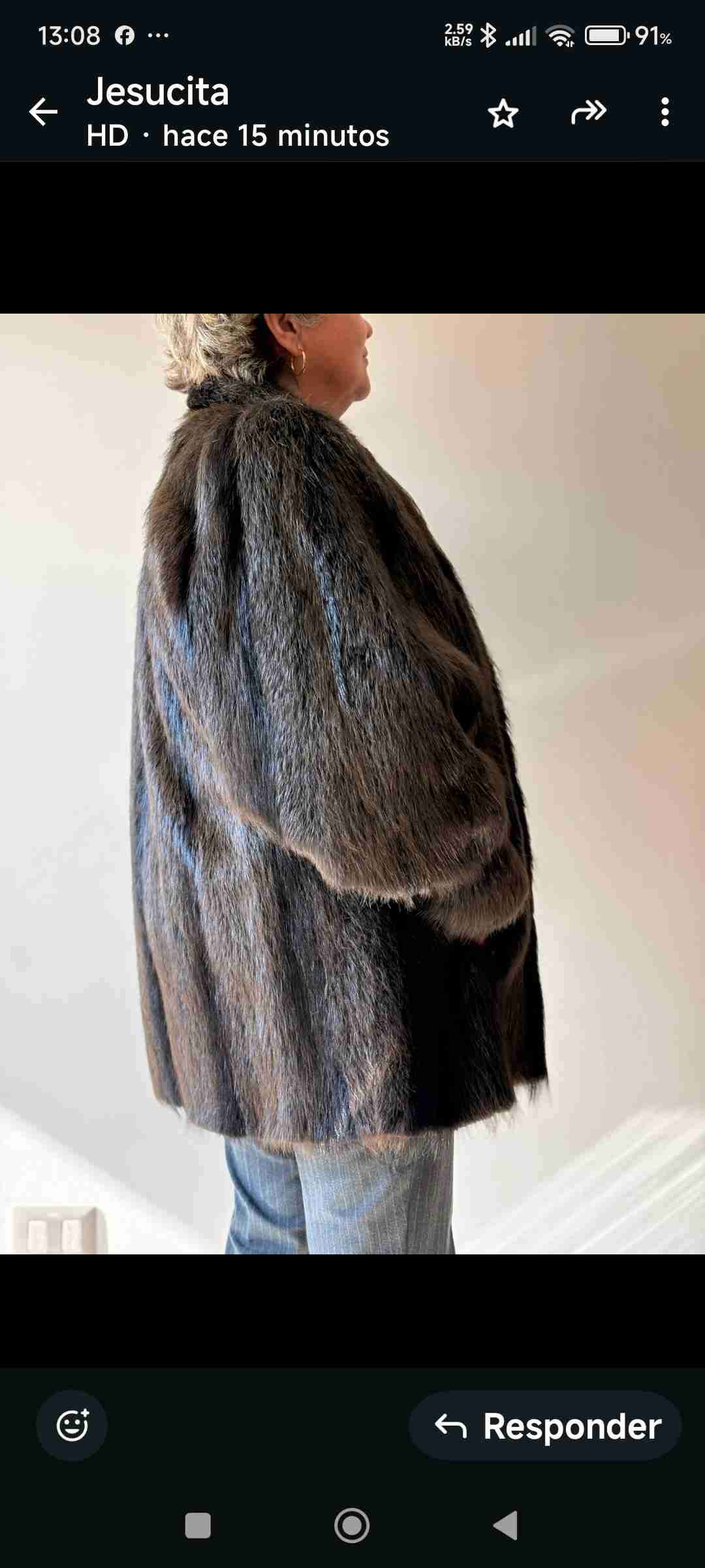 Abrigo de piel. - miniatura 2