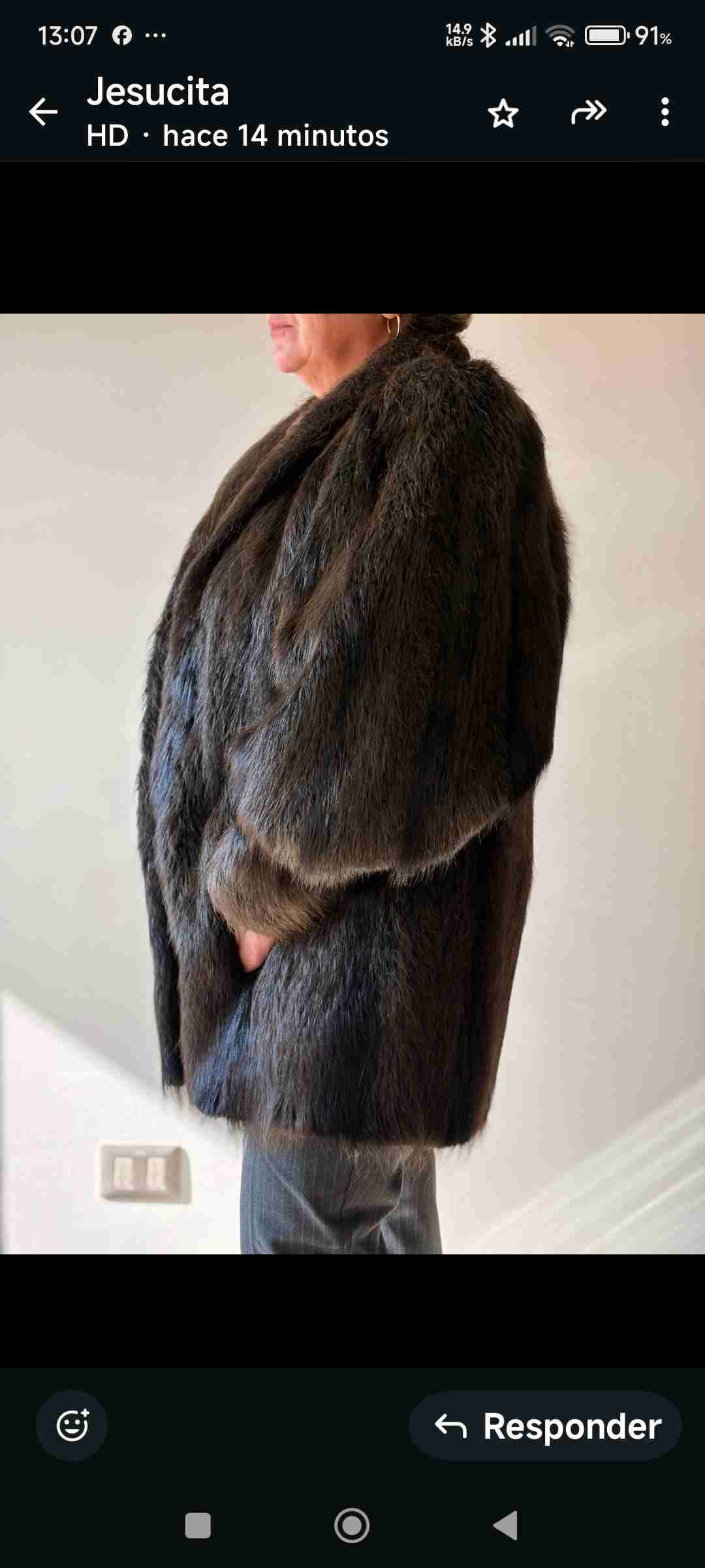 Abrigo de piel. - miniatura 4