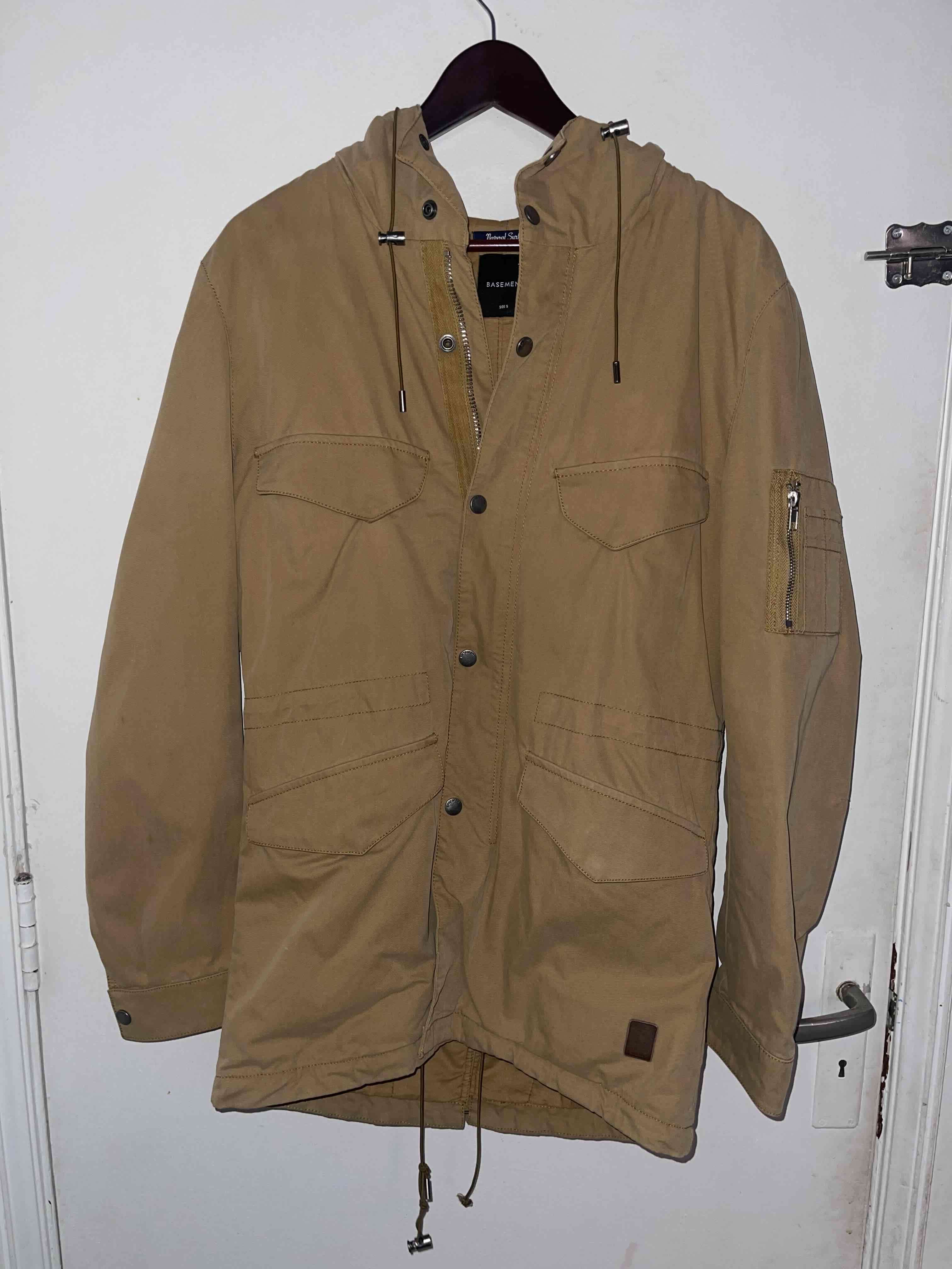 Parka BASEMENT beige con capucha - miniatura 2