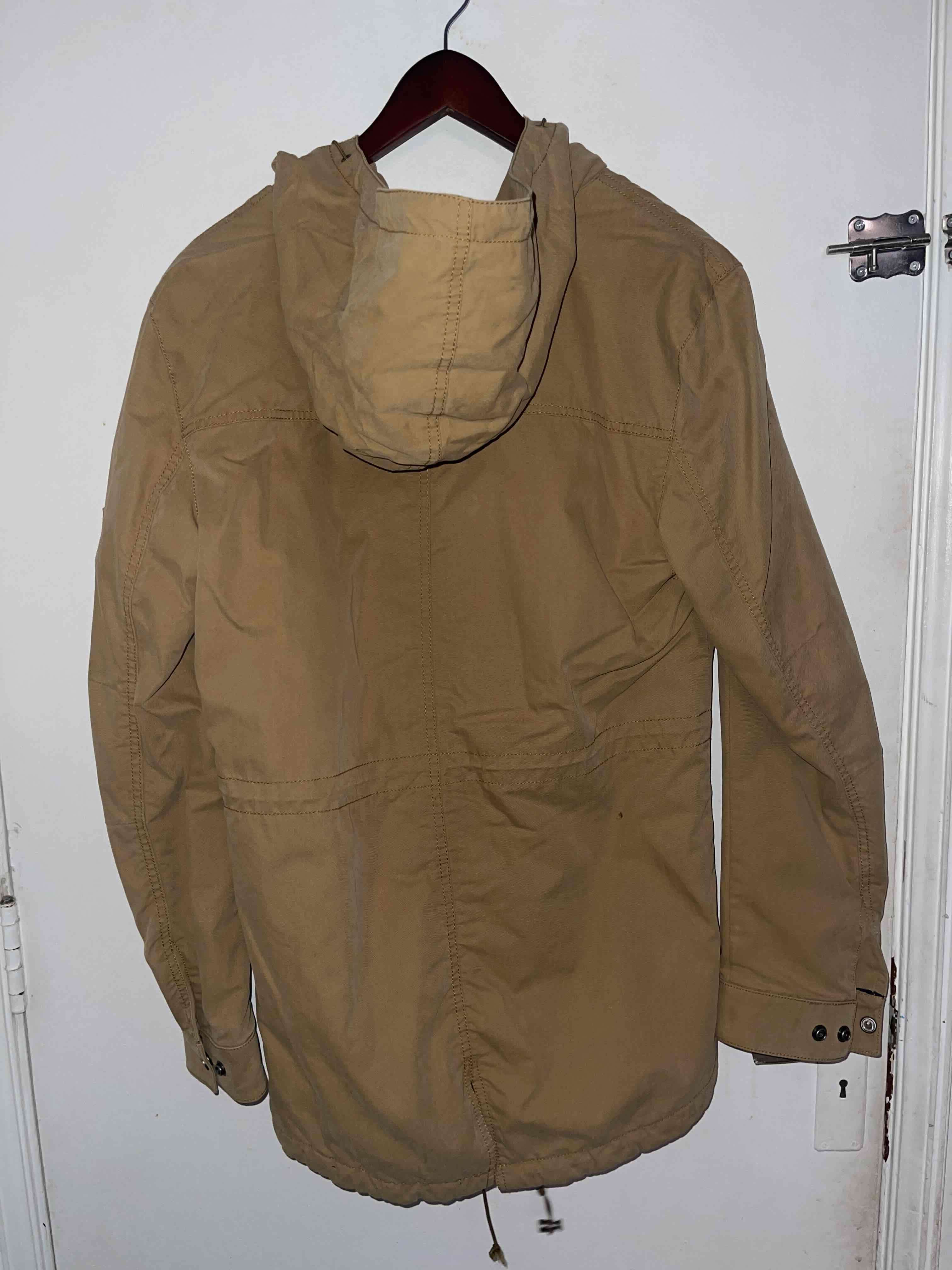 Parka BASEMENT beige con capucha - miniatura 3