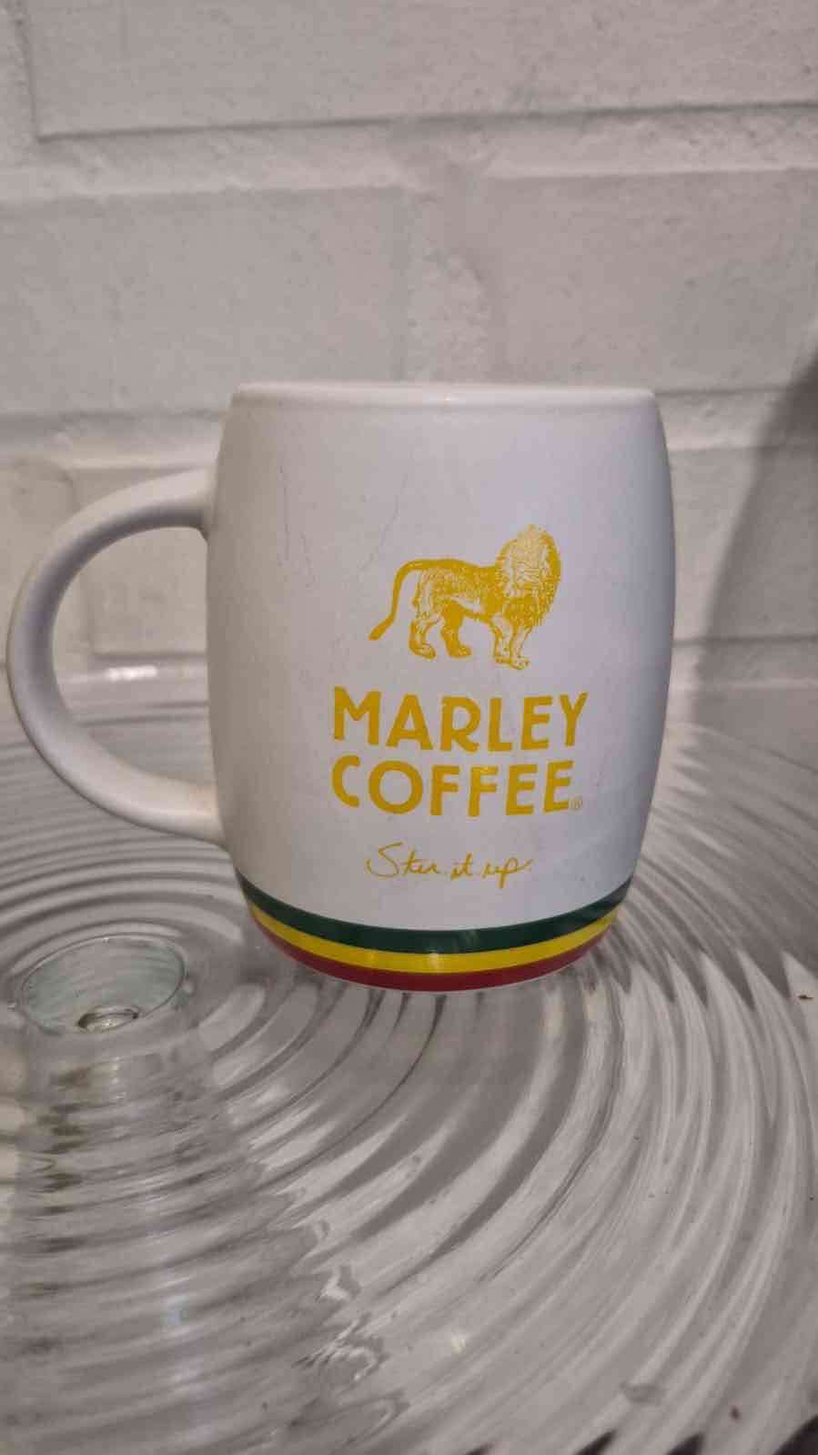 Taza Marley Coffee blanca