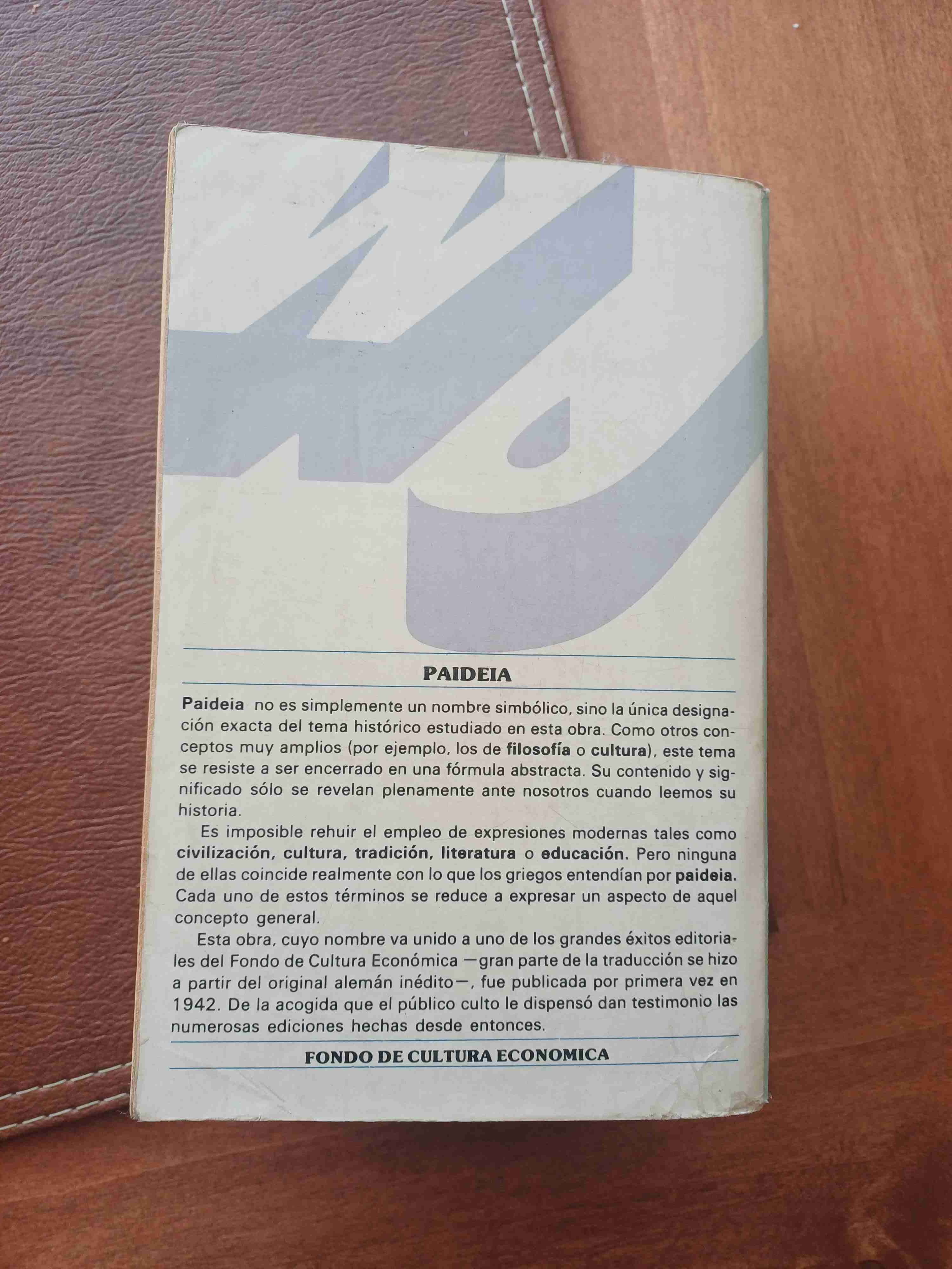 Libro Paideia de Werner Jaeger - miniatura 2