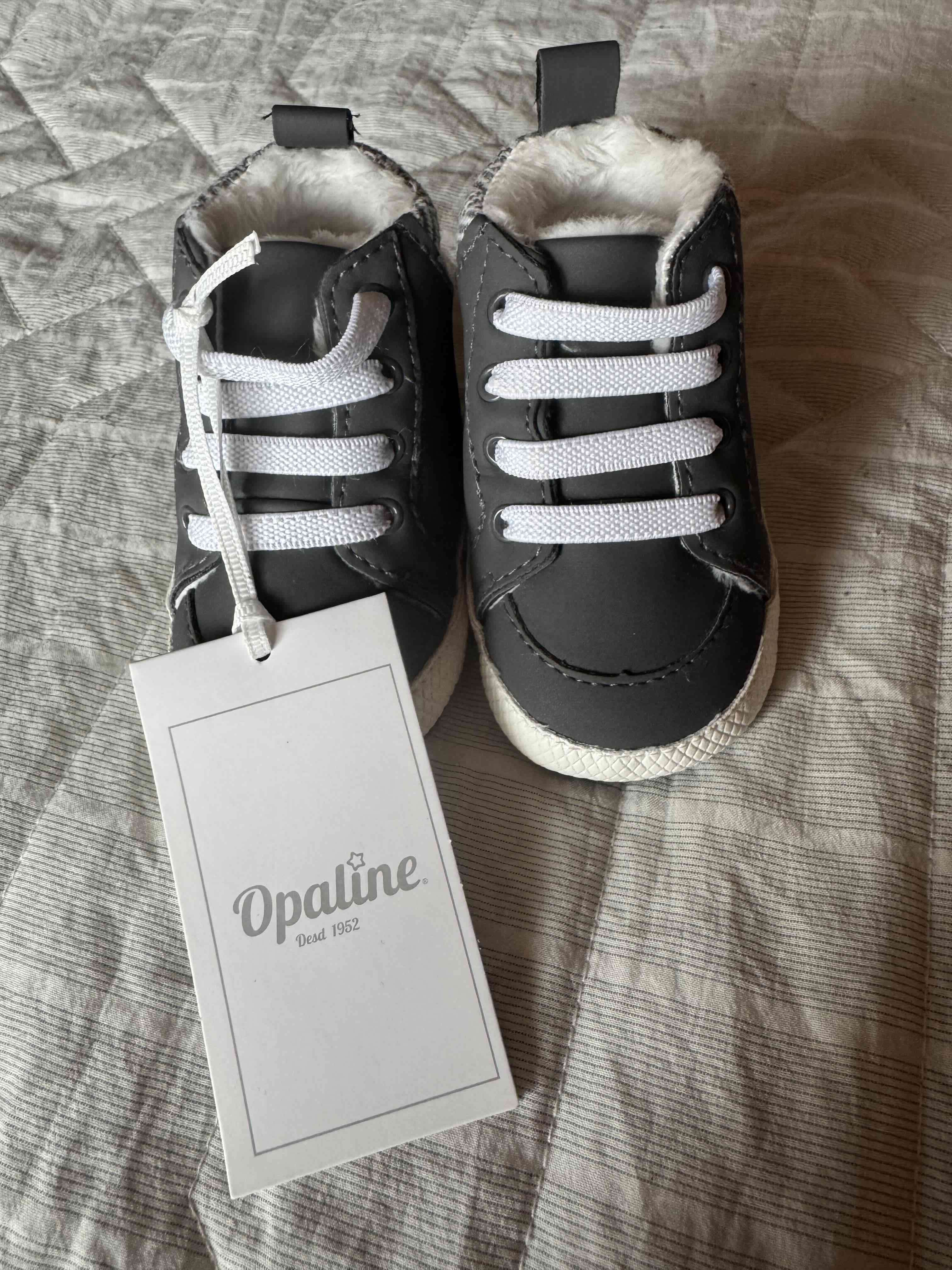 Zapatos de bebé gris marca Opaline - miniatura 5