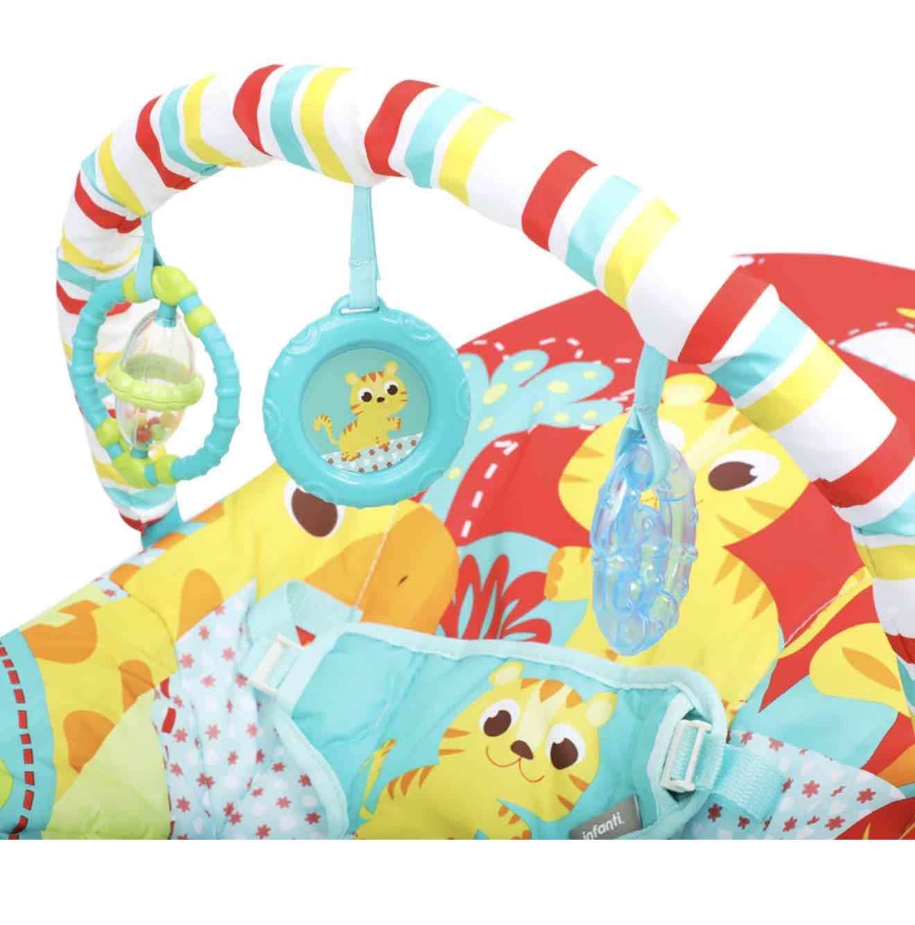 Silla mecedora para bebé colorida - miniatura 2