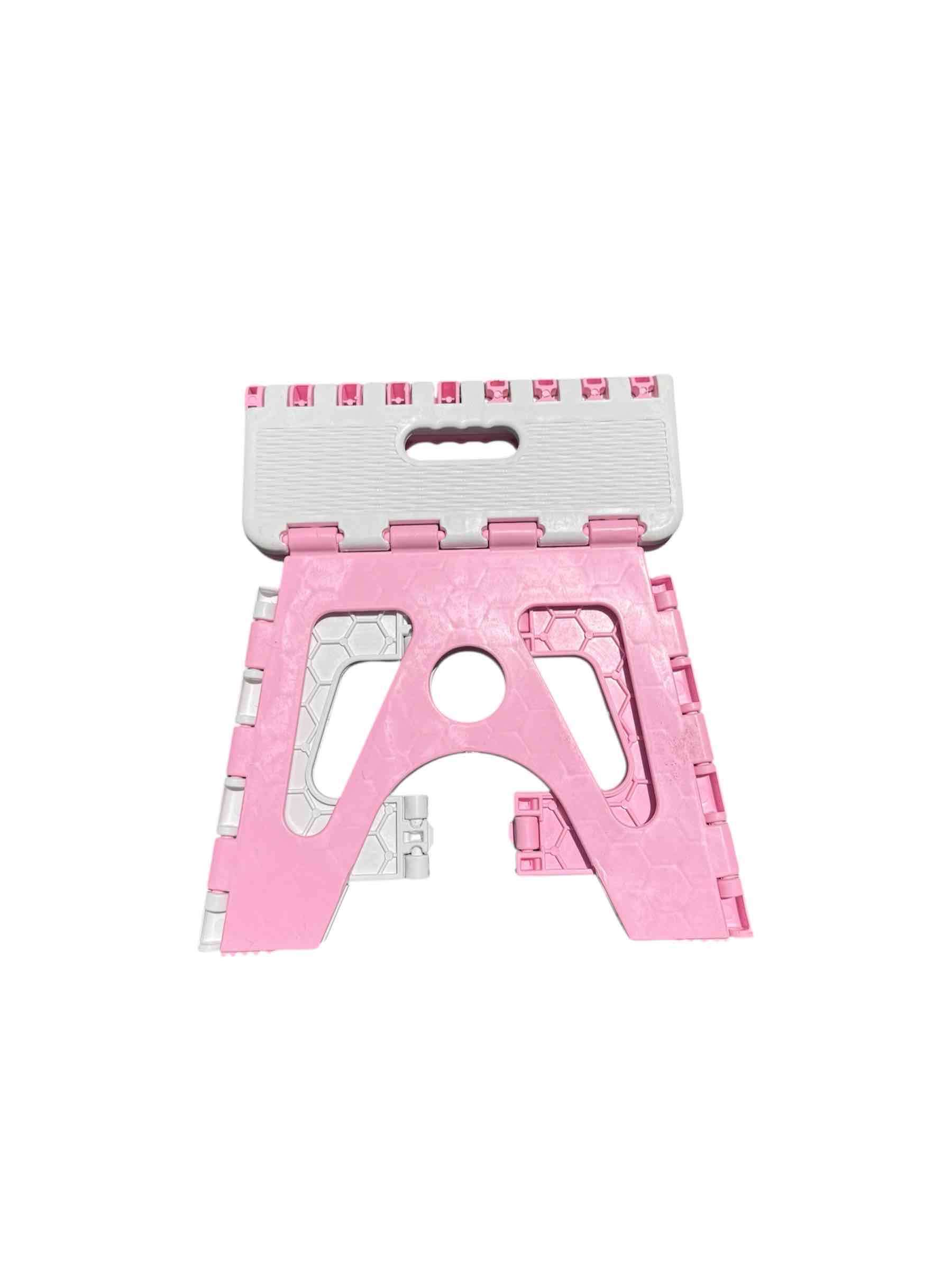 Banqueta plegable rosada Piso Taburete - miniatura 4